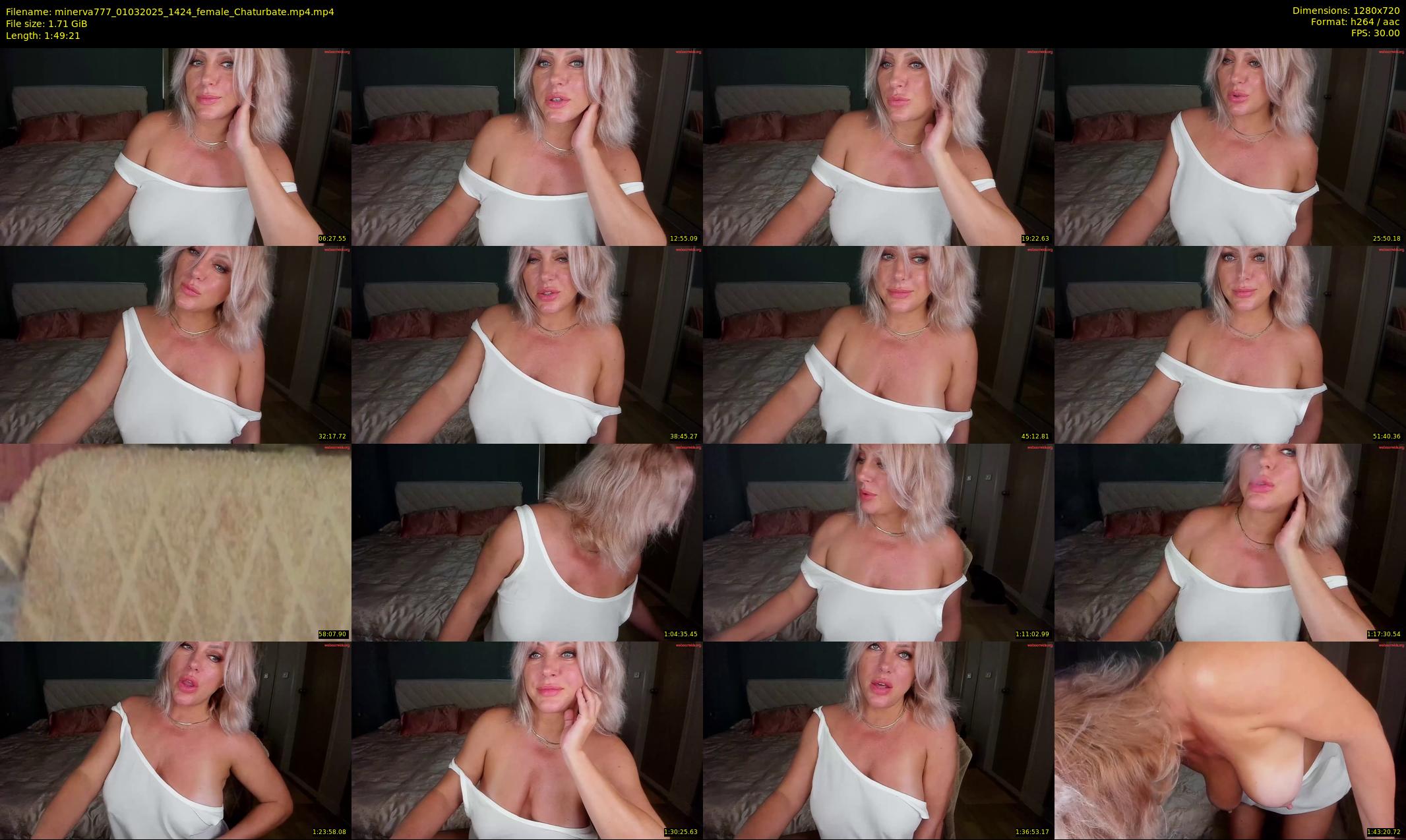 minerva777 — 110 minute Chaturbate female cam show recording, 720p, Mar 1, 2025