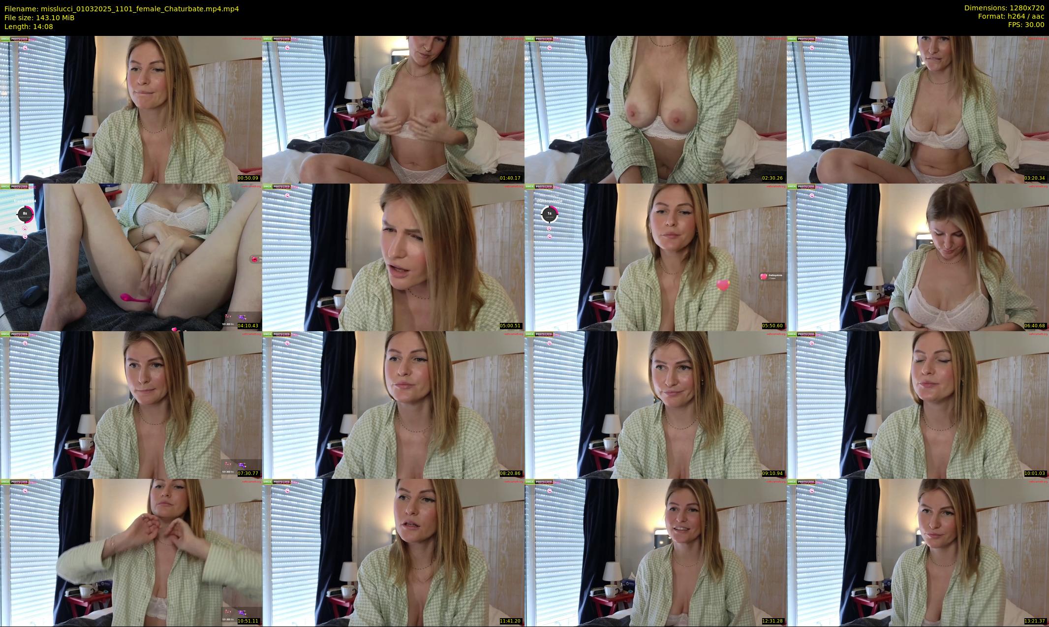 misslucci — 15 minute Chaturbate female cam show recording, 720p, Mar 1, 2025