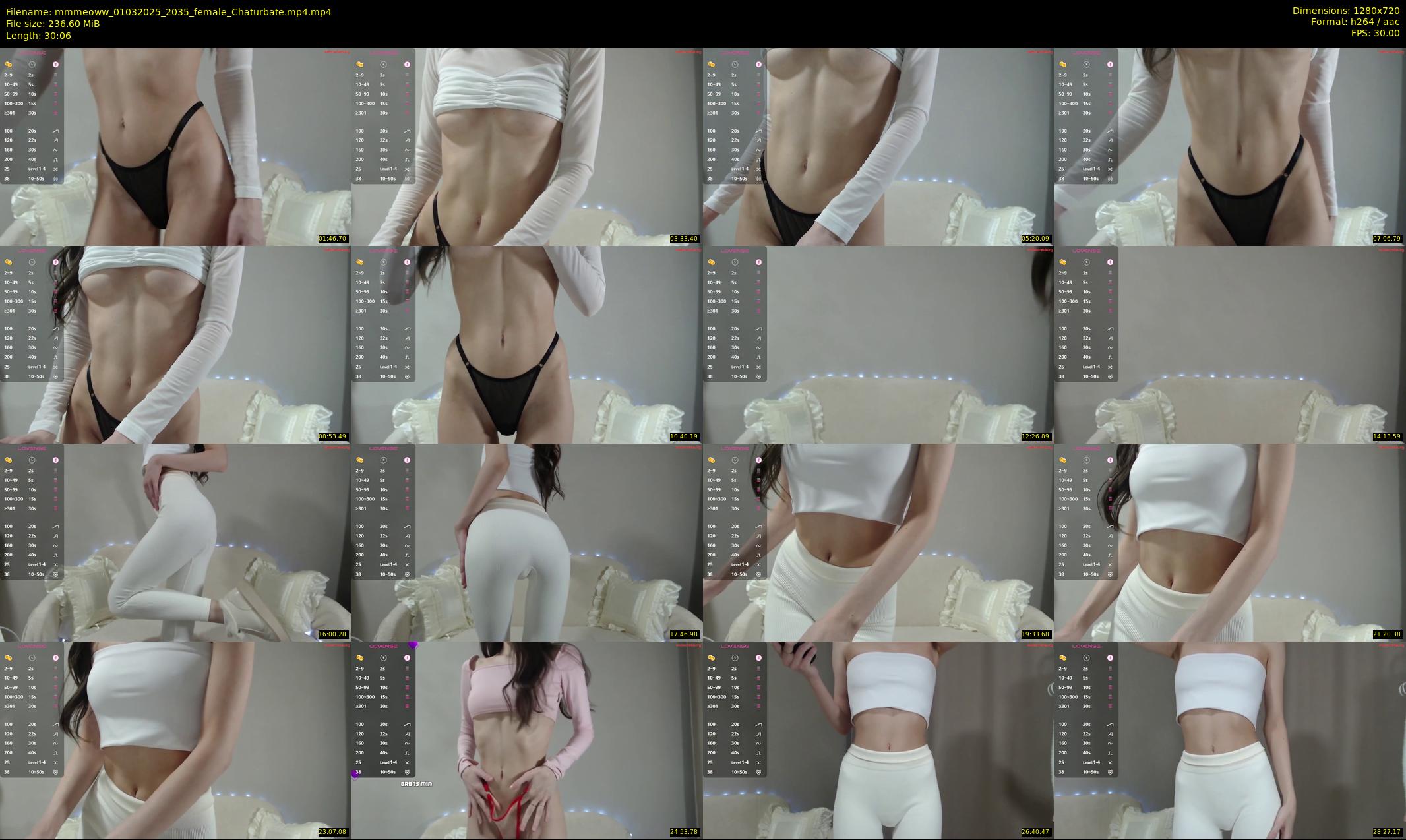 mmmeoww — 31 minute Chaturbate female cam show recording, 720p, Mar 1, 2025