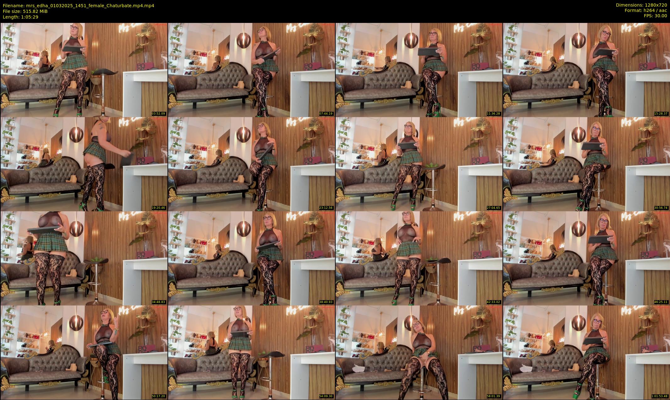 mrs_edha — 66 minute Chaturbate female cam show recording, 720p, Mar 1, 2025