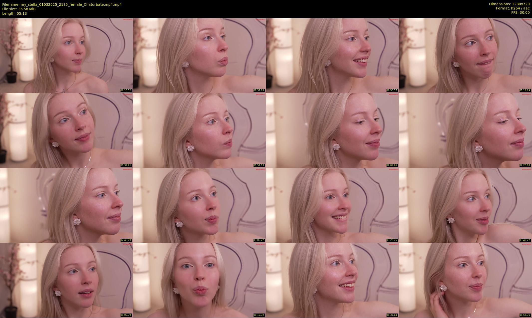 my_stella — 6 minute Chaturbate female cam show recording, 720p, Mar 1, 2025