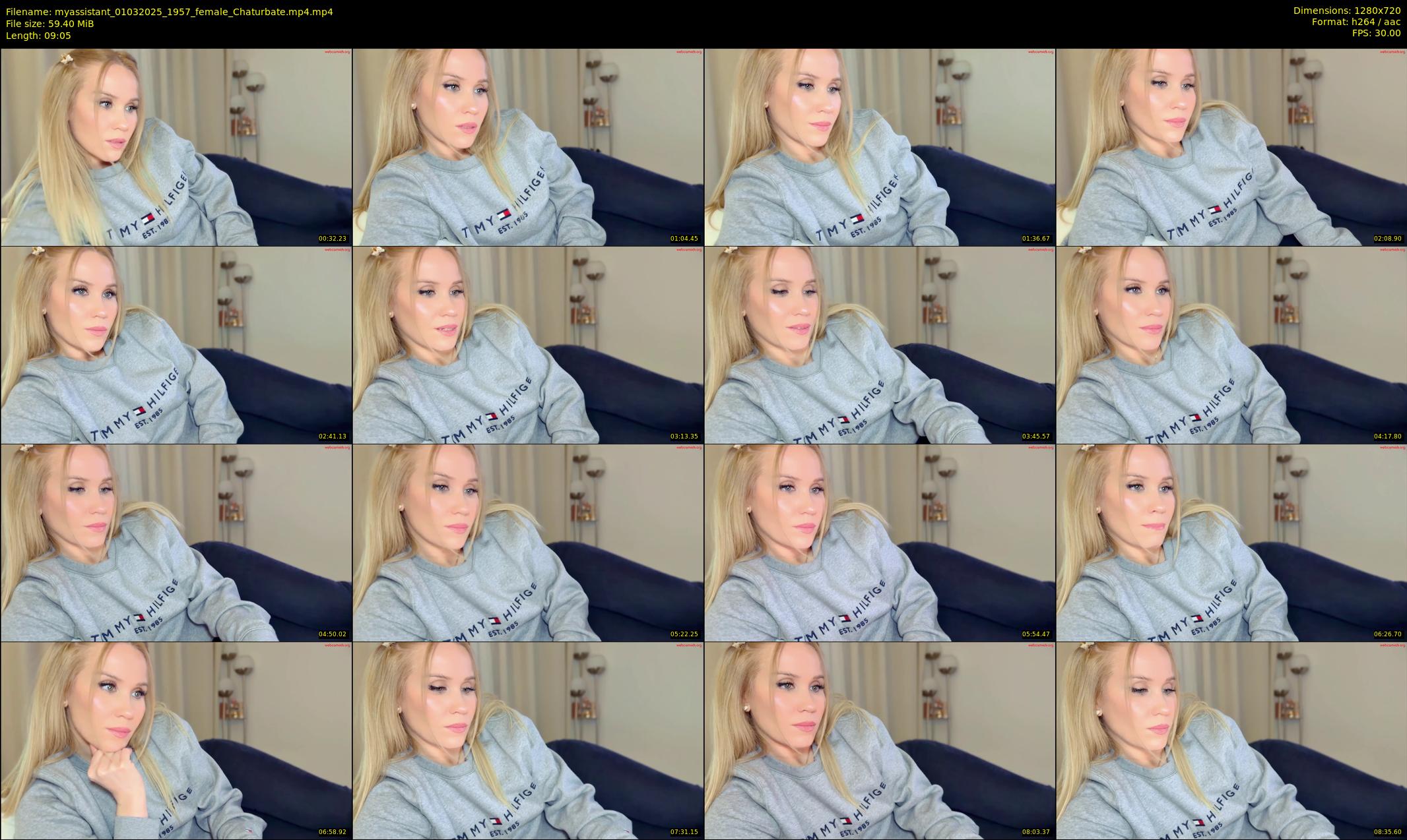 myassistant — 10 minute Chaturbate female cam show recording, 720p, Mar 1, 2025