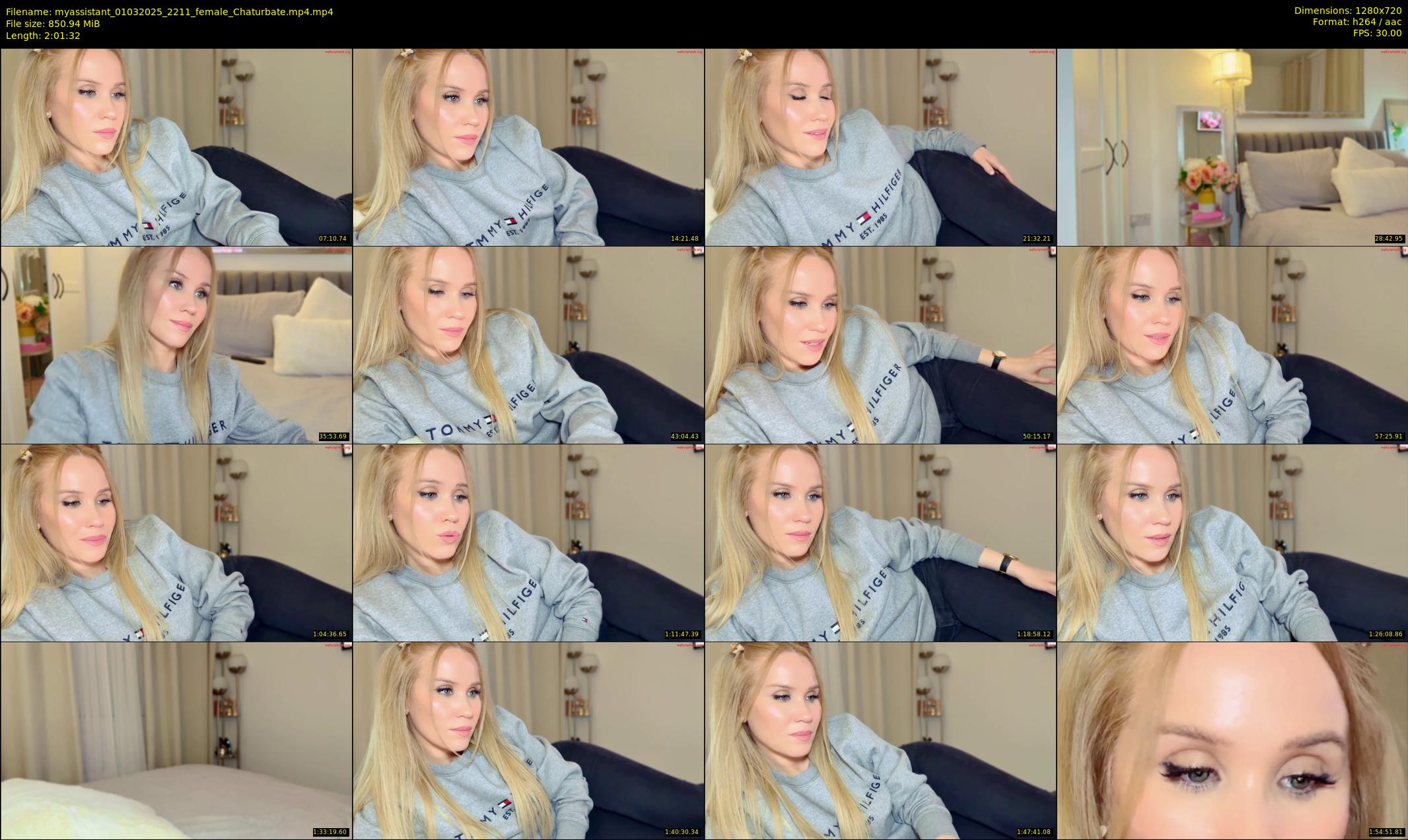 myassistant — 122 minute Chaturbate female cam show recording, 720p, Mar 1, 2025