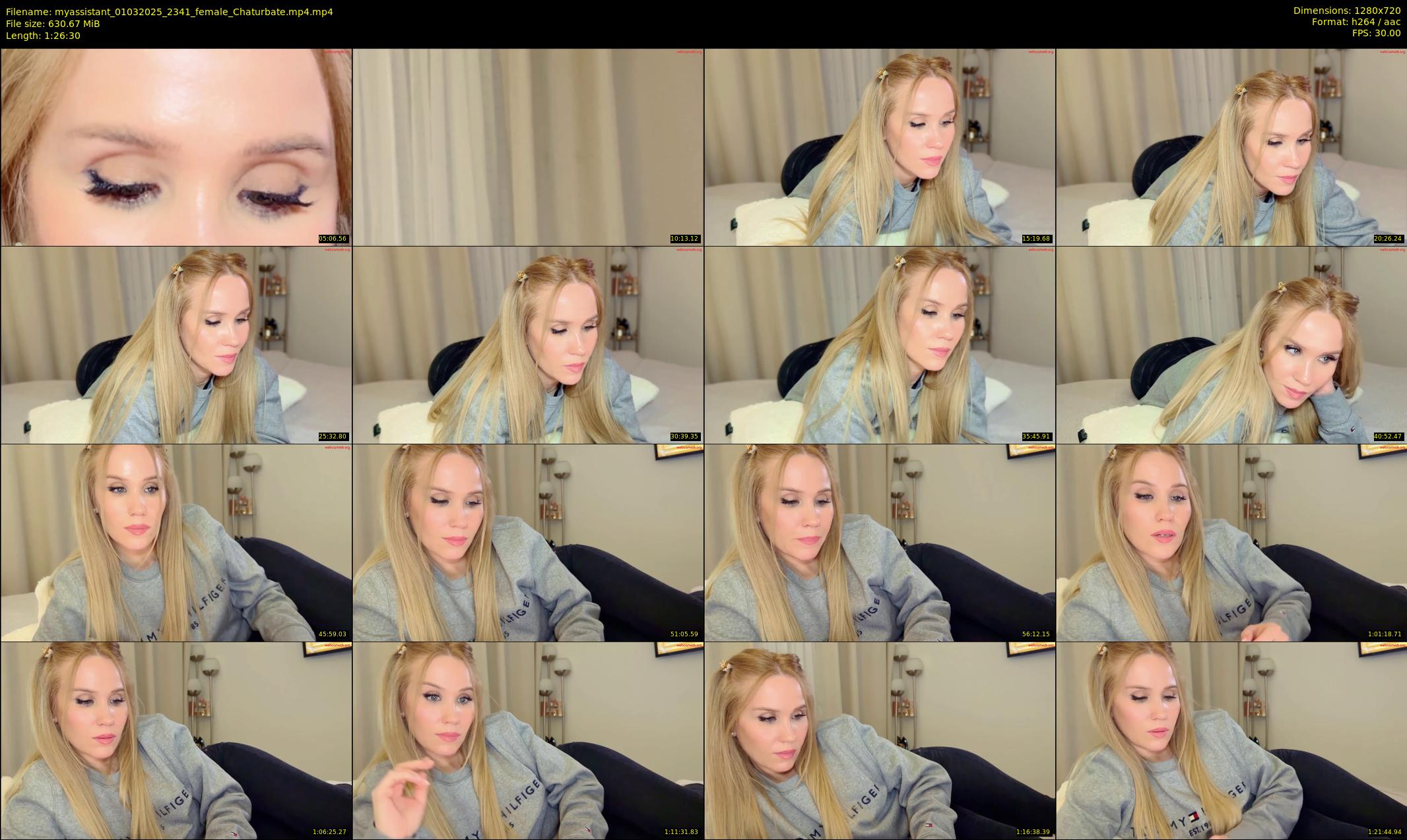 myassistant — 87 minute Chaturbate female cam show recording, 720p, Mar 1, 2025
