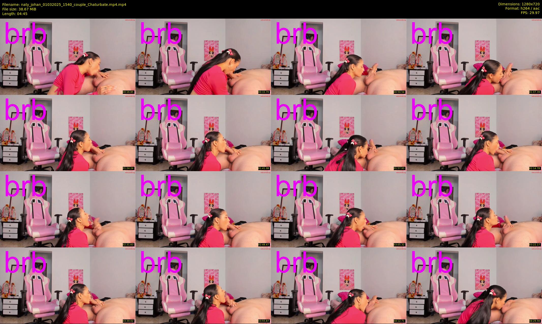 naty_johan — 5 minute Chaturbate couple cam show recording, 720p, Mar 1, 2025