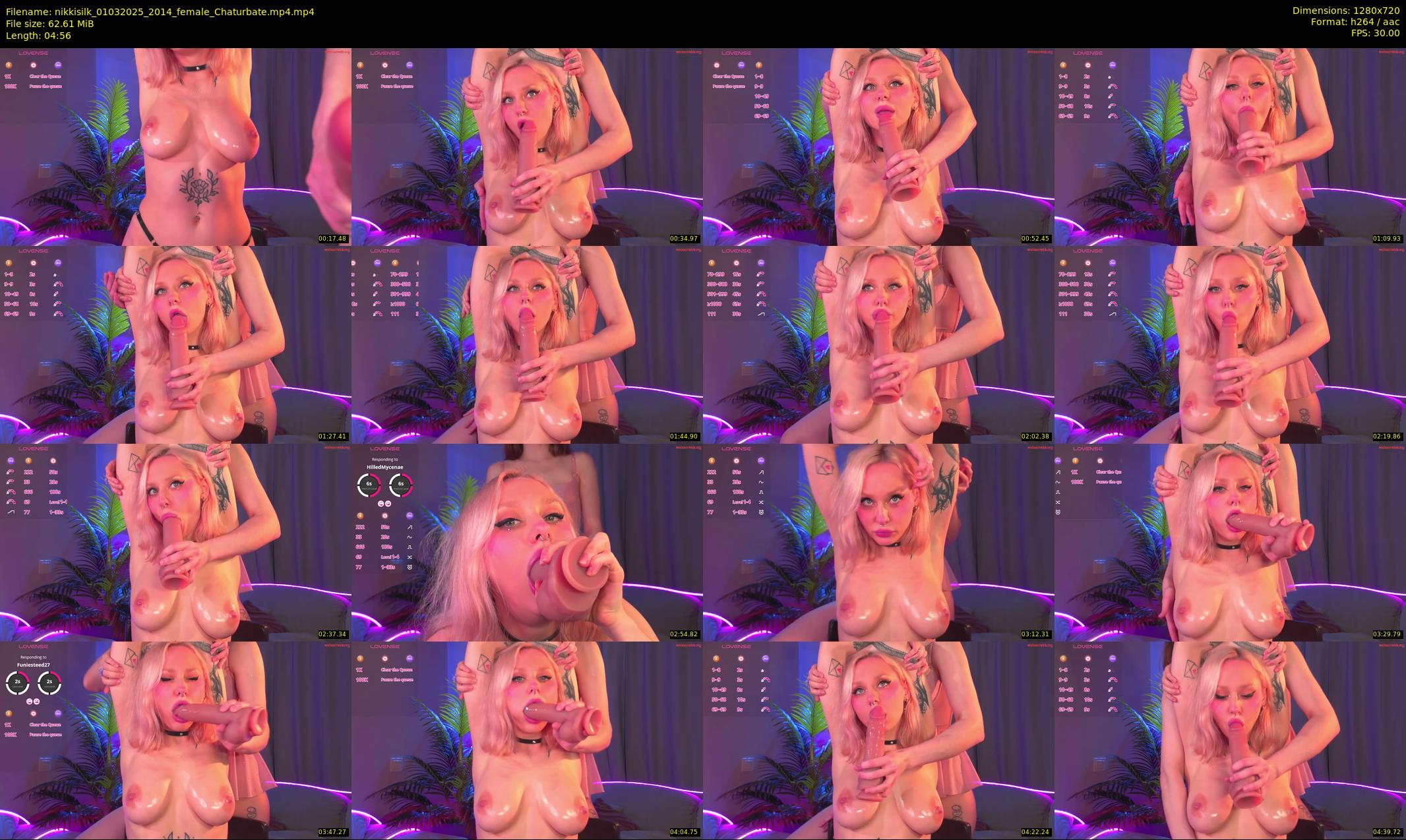 nikkisilk — 5 minute Chaturbate female cam show recording, 720p, Mar 1, 2025