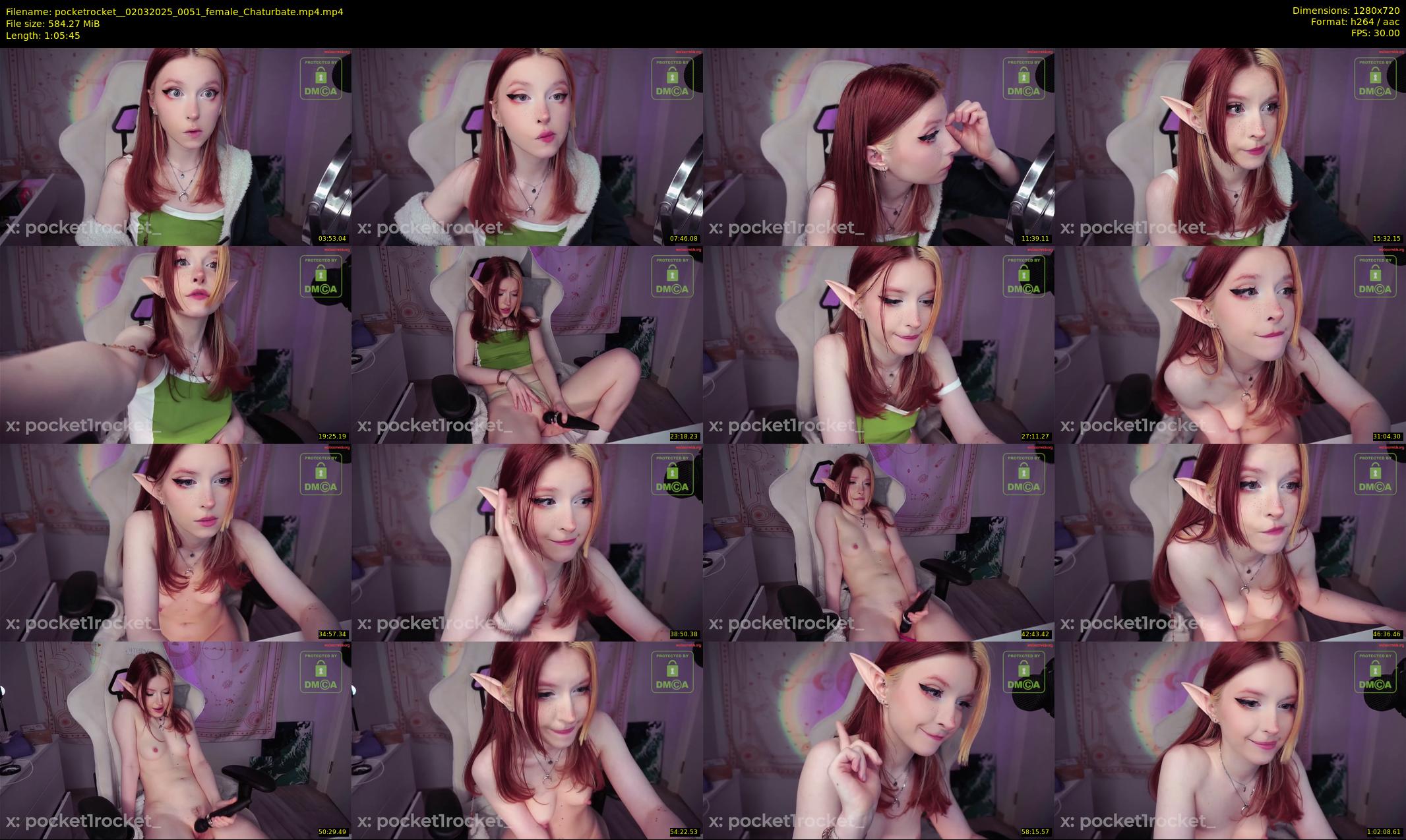 pocketrocket_ — 66 minute Chaturbate female cam show recording, 720p, Mar 2, 2025