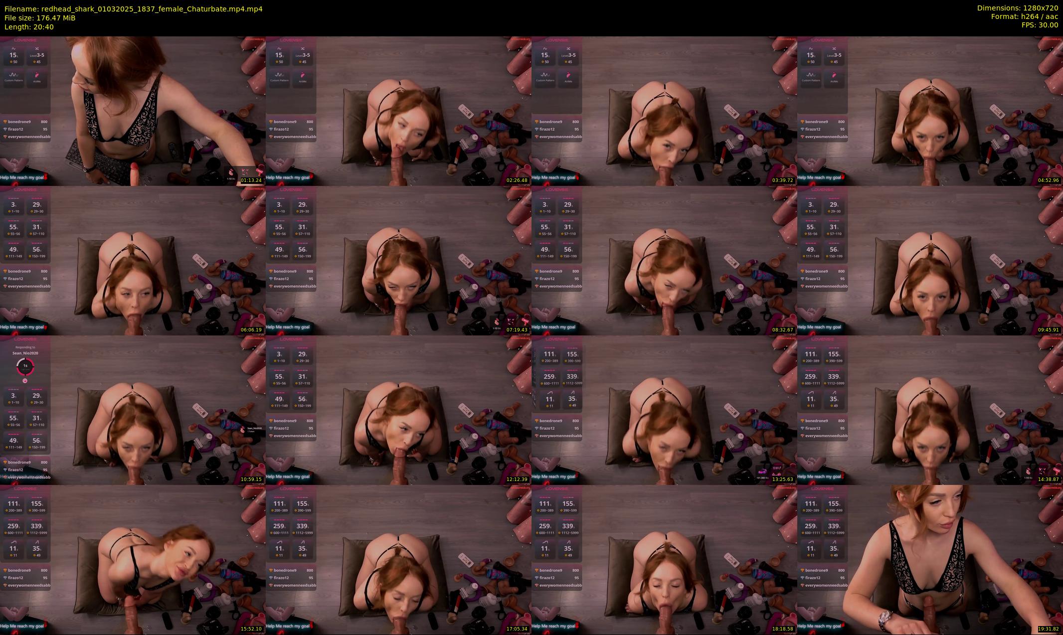 redhead_shark — 21 minute Chaturbate female cam show recording, 720p, Mar 1, 2025