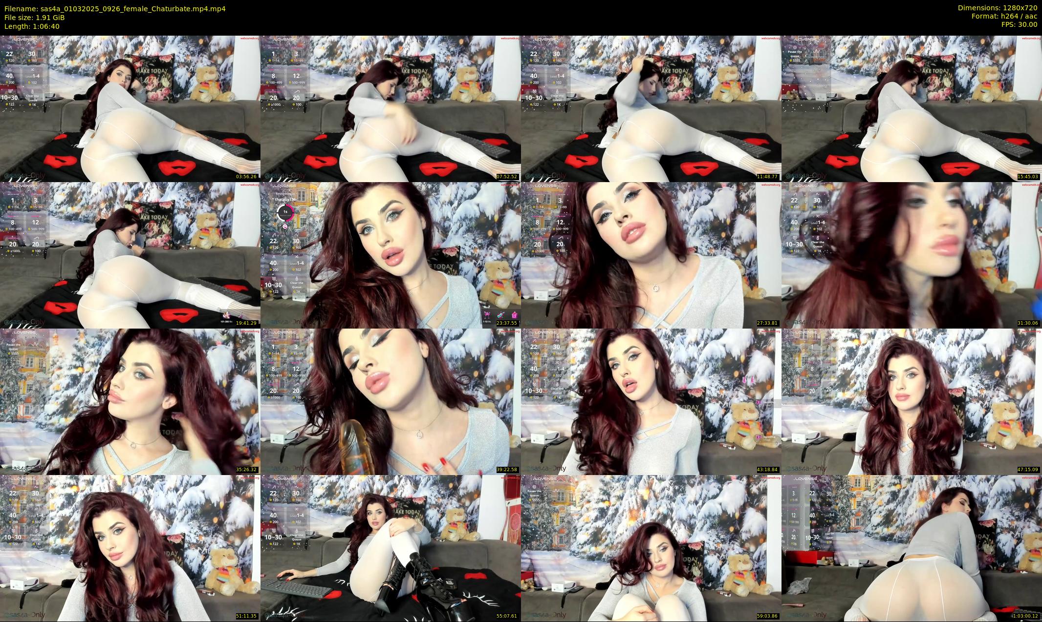 sas4a — 67 minute Chaturbate female cam show recording, 720p, Mar 1, 2025