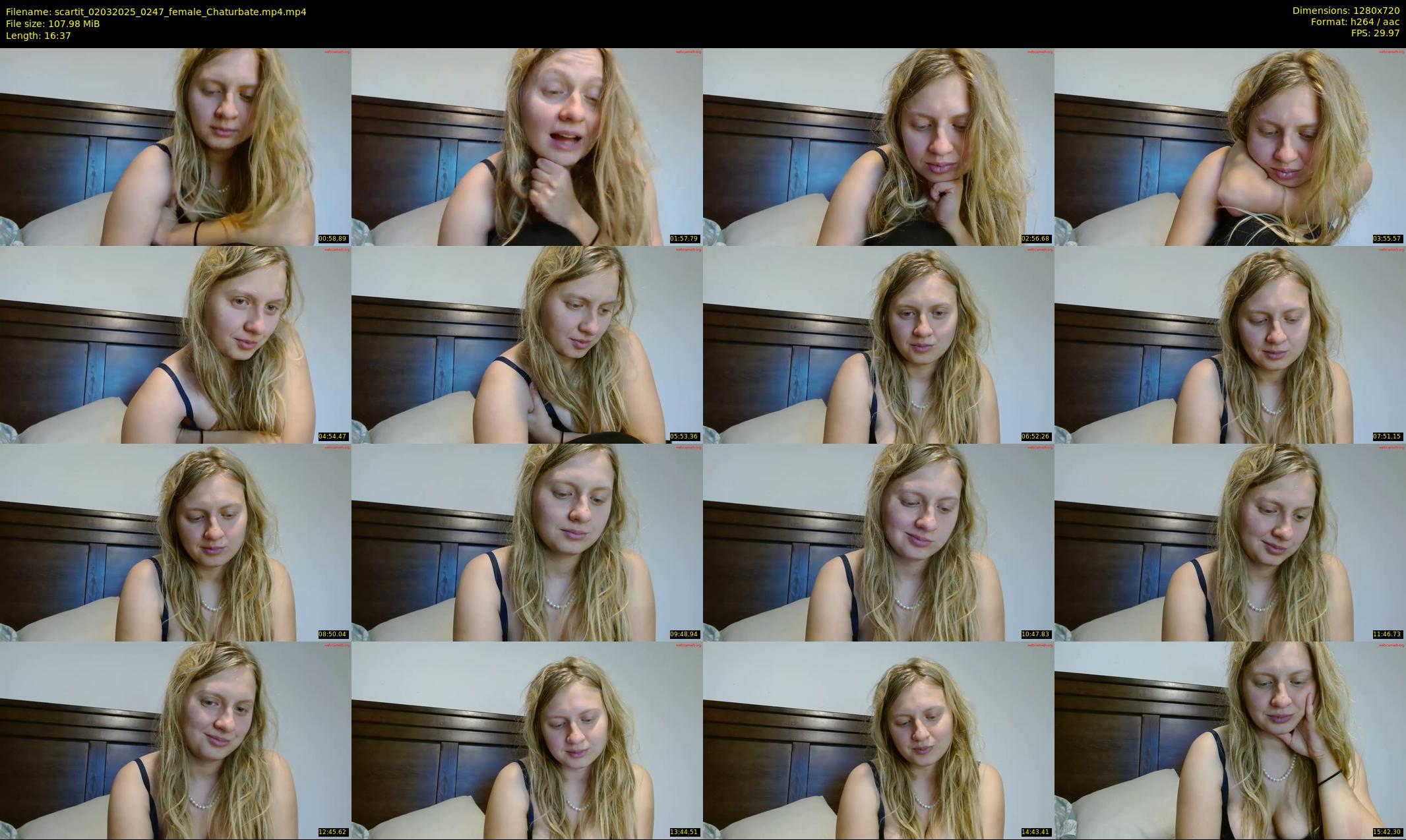 scartit — 17 minute Chaturbate female cam show recording, 720p, Mar 2, 2025