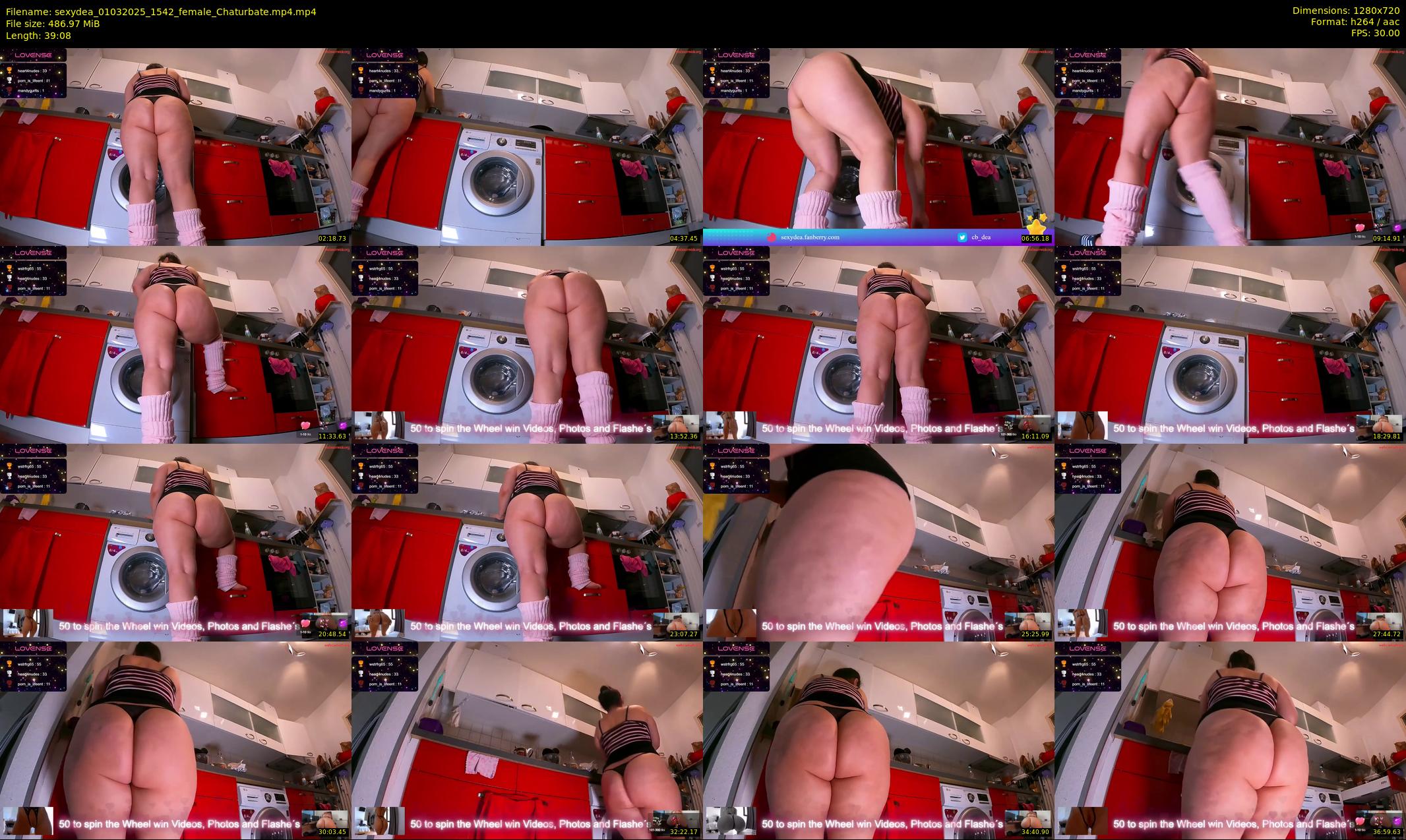 sexydea — 40 minute Chaturbate female cam show recording, 720p, Mar 1, 2025
