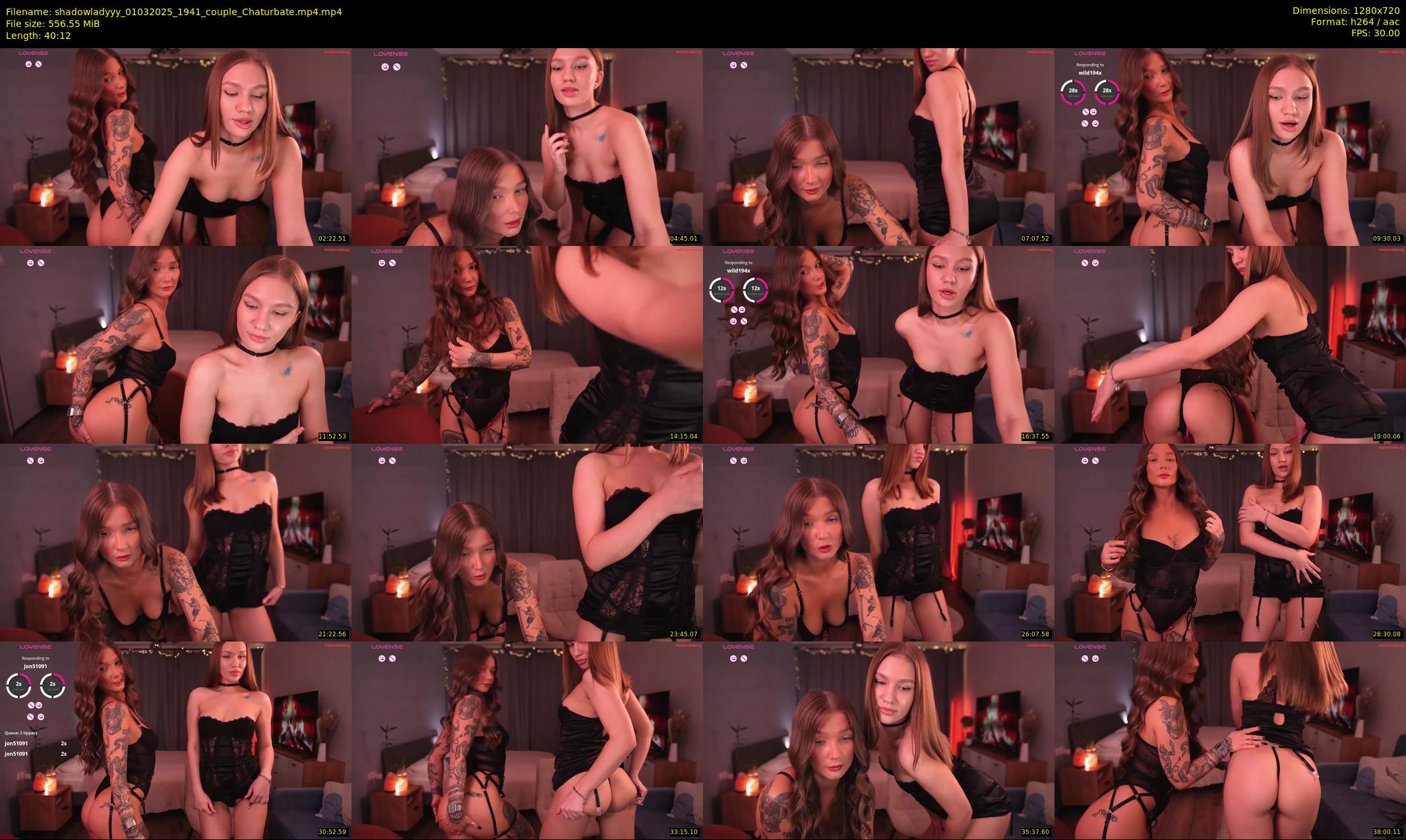 shadowladyyy — 41 minute Chaturbate couple cam show recording, 720p, Mar 1, 2025