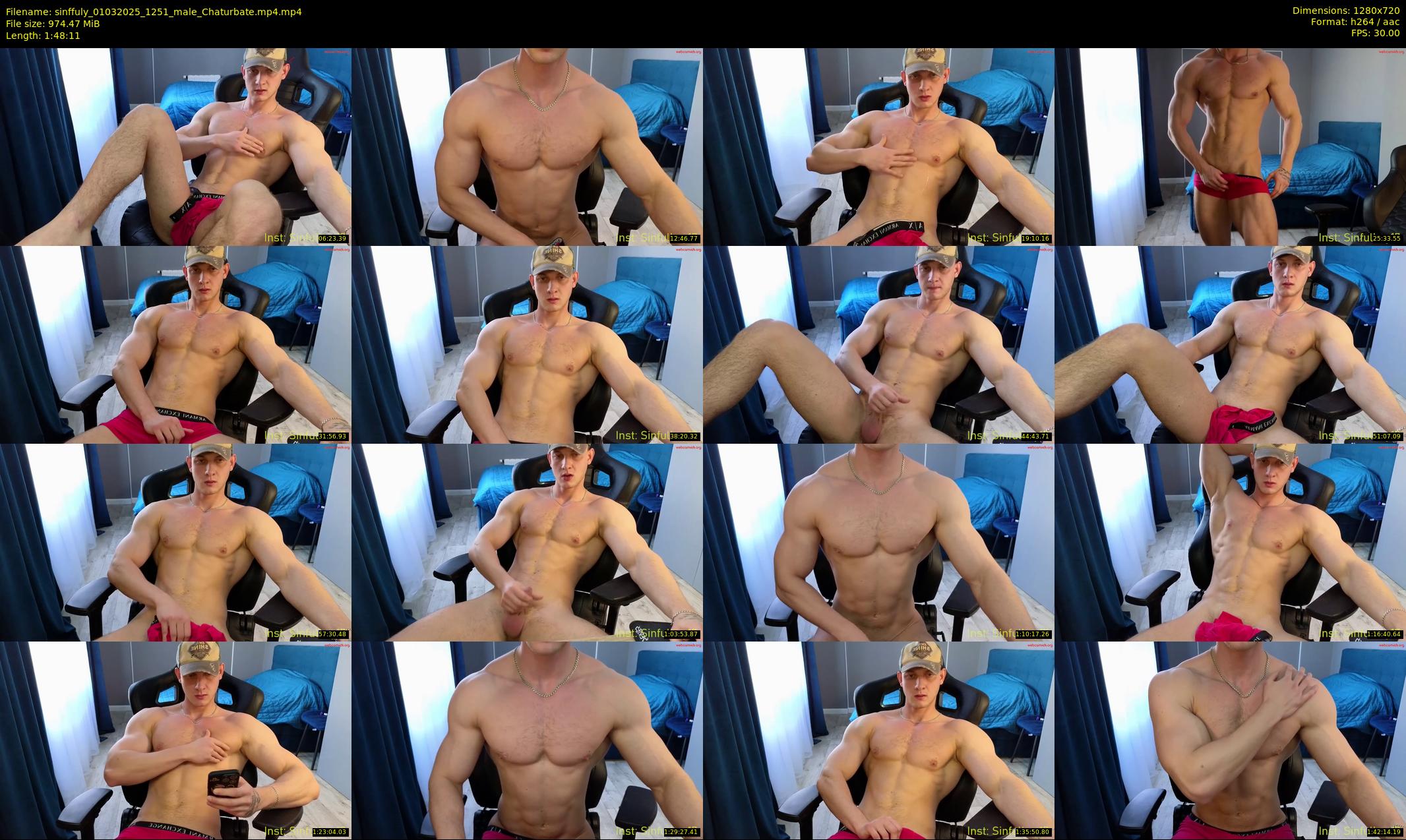 sinffuly — 109 minute Chaturbate male cam show recording, 720p, Mar 1, 2025