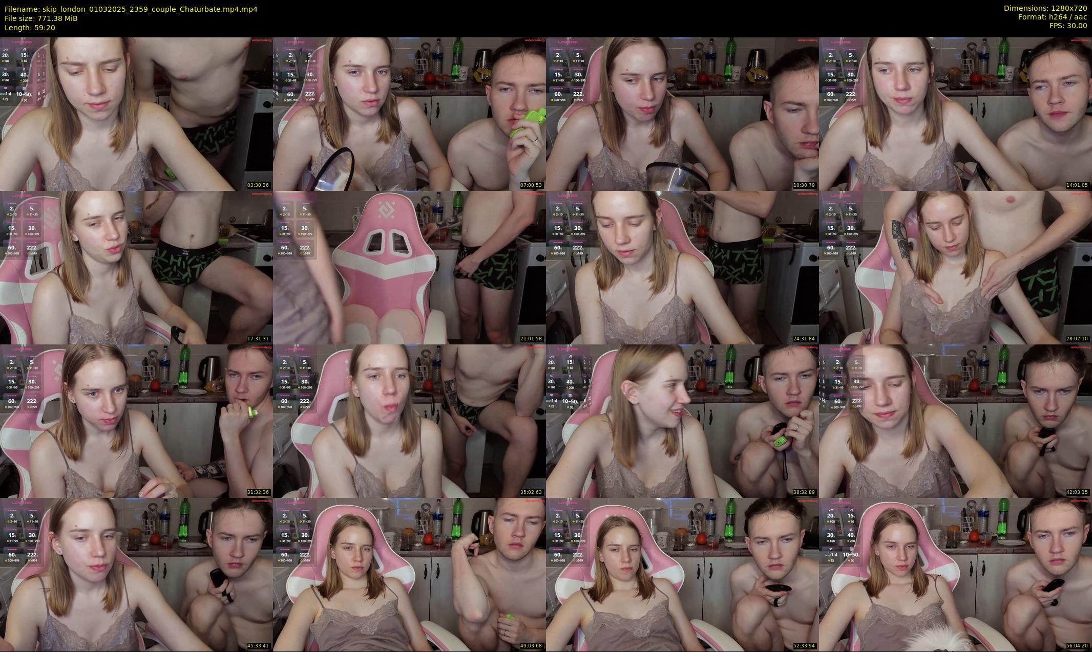 skip_london — 60 minute Chaturbate male cam show recording, 720p, Mar 1, 2025