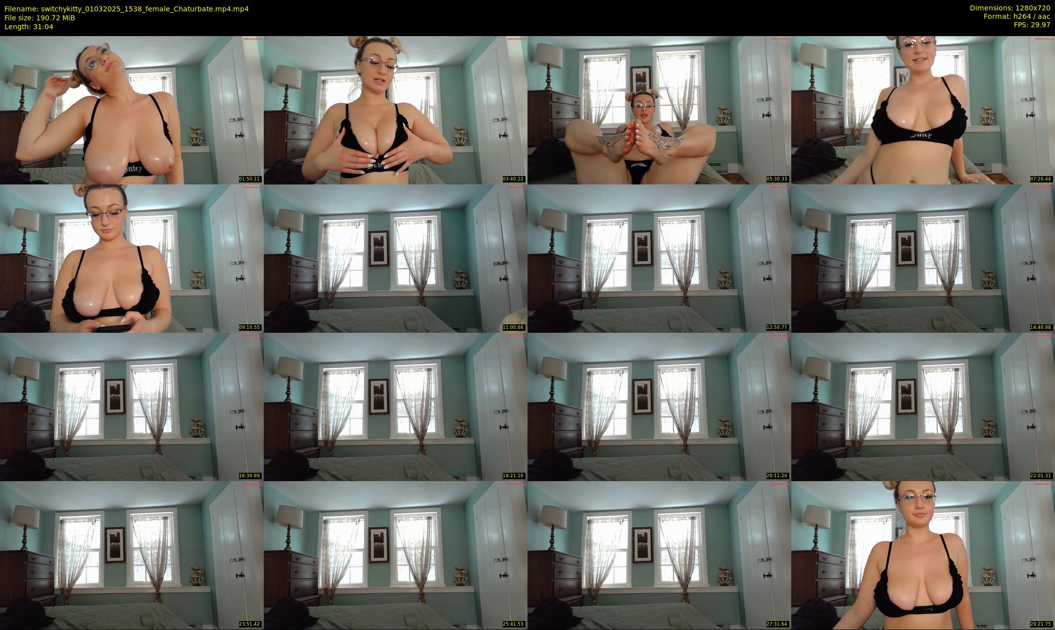 switchykitty — 32 minute Chaturbate female cam show recording, 720p, Mar 1, 2025