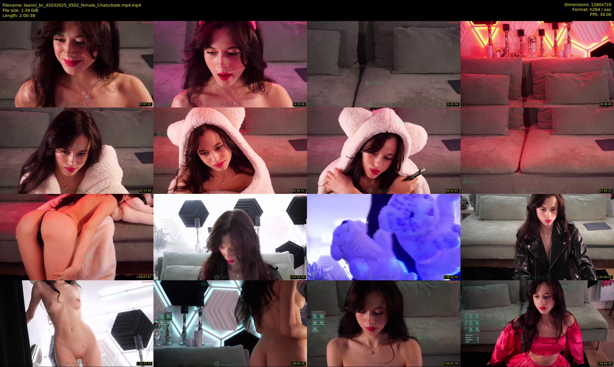 taanni_bc — 121 minute Chaturbate female cam show recording, 720p, Mar 2, 2025