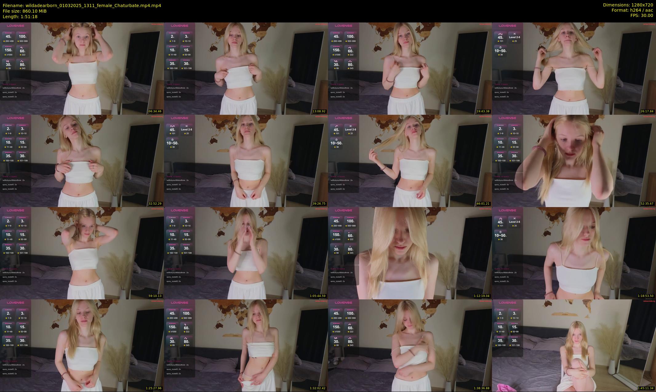 wildadearborn — 112 minute Chaturbate female cam show recording, 720p, Mar 1, 2025