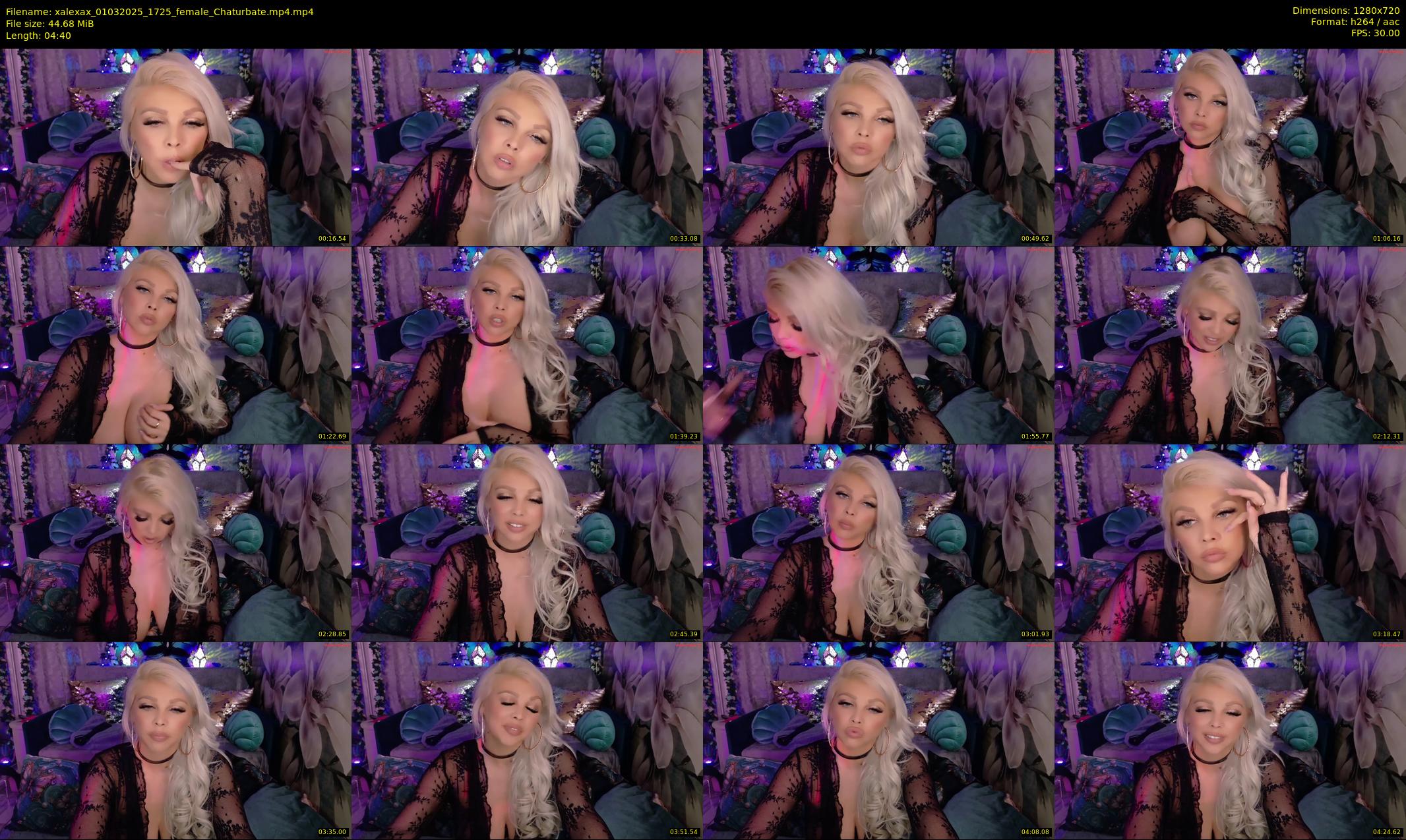 xalexax — 5 minute Chaturbate female cam show recording, 720p, Mar 1, 2025