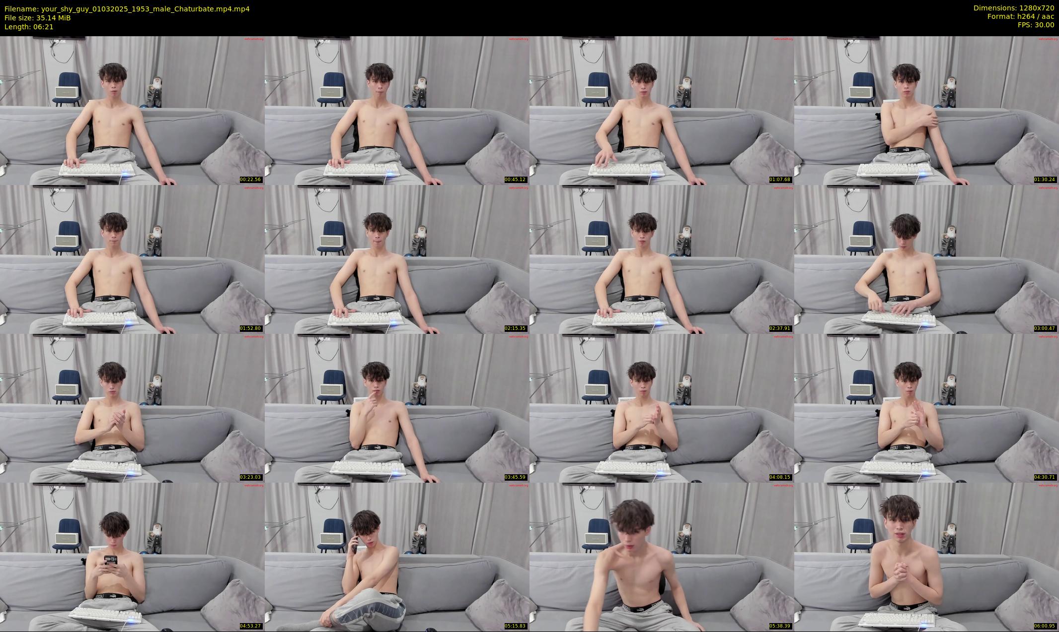 your_shy_guy — 7 minute Chaturbate male cam show recording, 720p, Mar 1, 2025