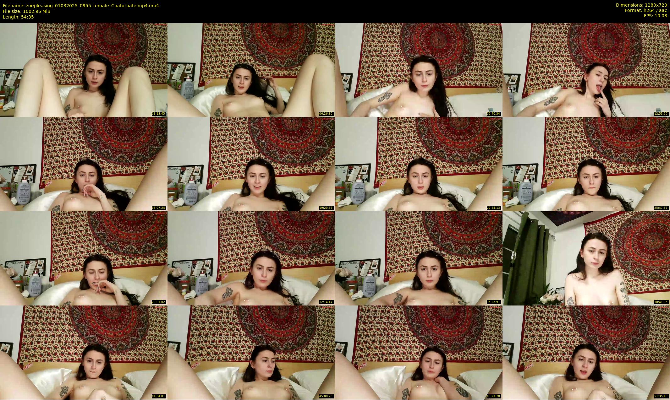 zoepleasing — 55 minute Chaturbate female cam show recording, 720p, Mar 1, 2025