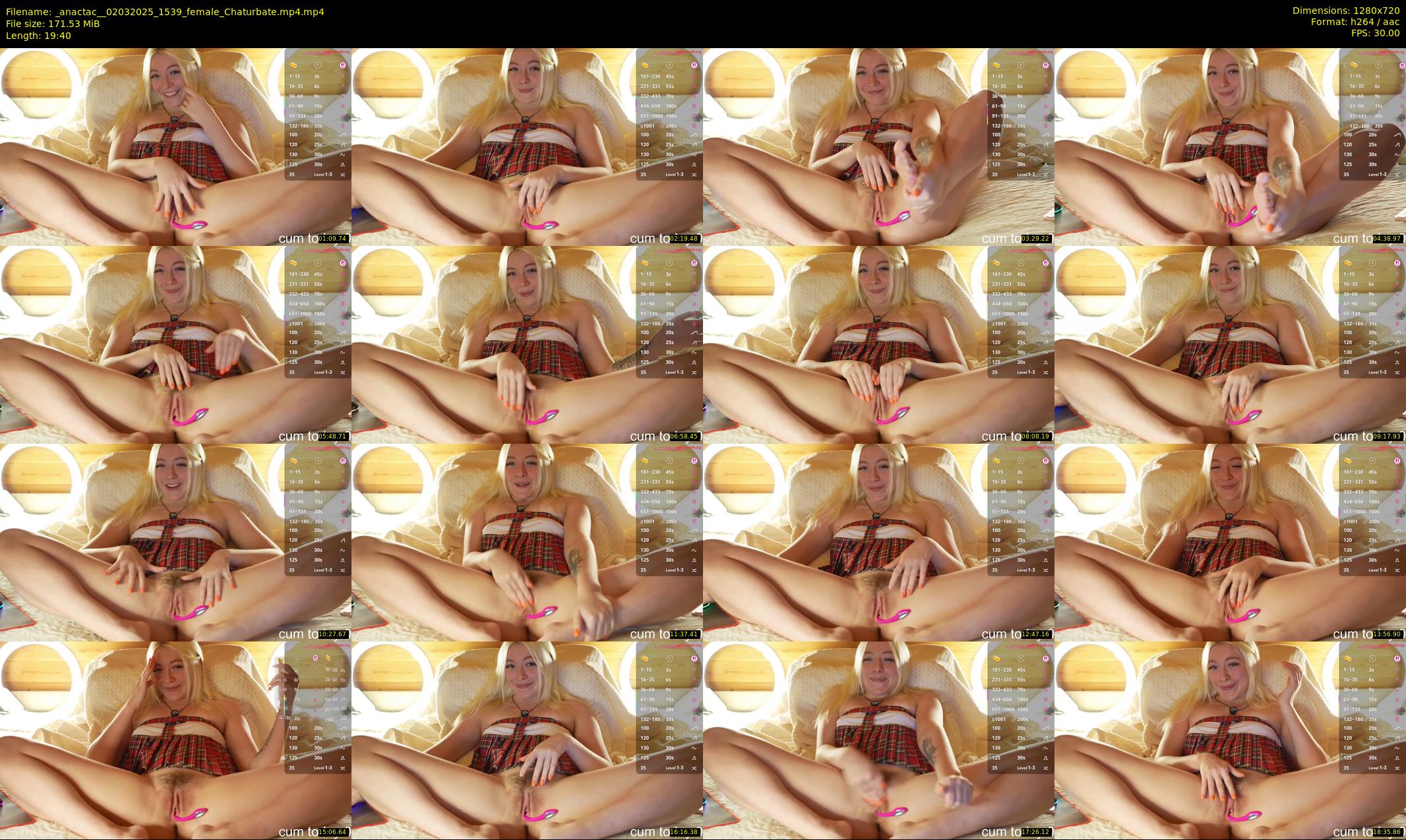_anactac_ — 20 minute Chaturbate female cam show recording, 720p, Mar 2, 2025