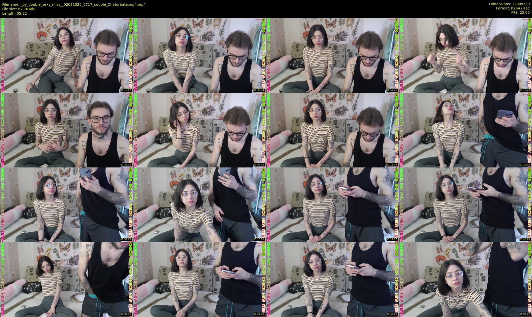 _by_double_sexy_miss_ — 6 minute Chaturbate couple cam show recording, 720p, Mar 2, 2025