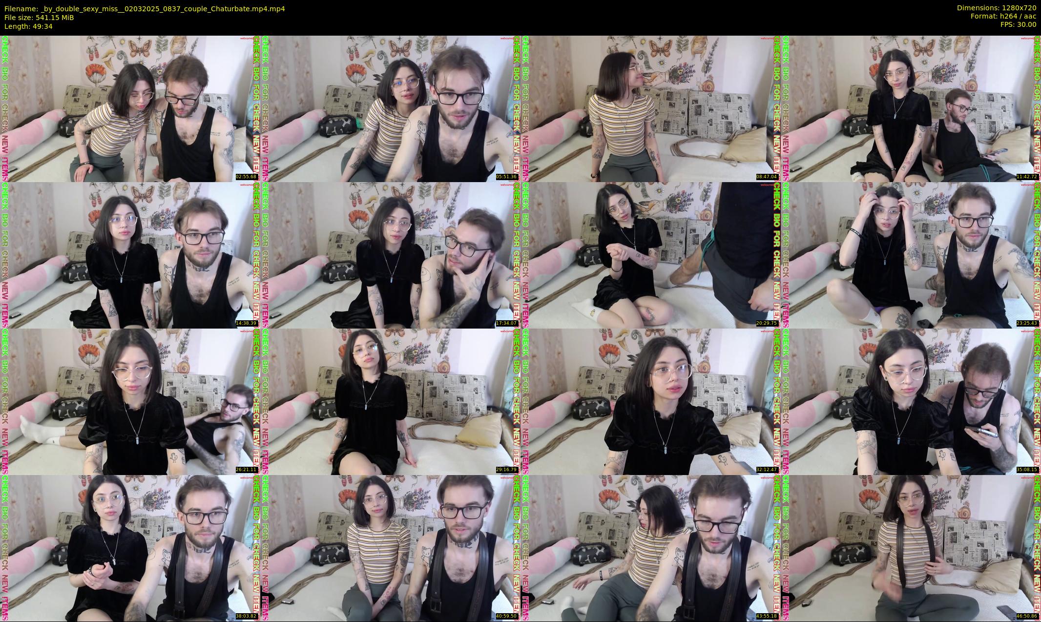 _by_double_sexy_miss_ — 50 minute Chaturbate couple cam show recording, 720p, Mar 2, 2025