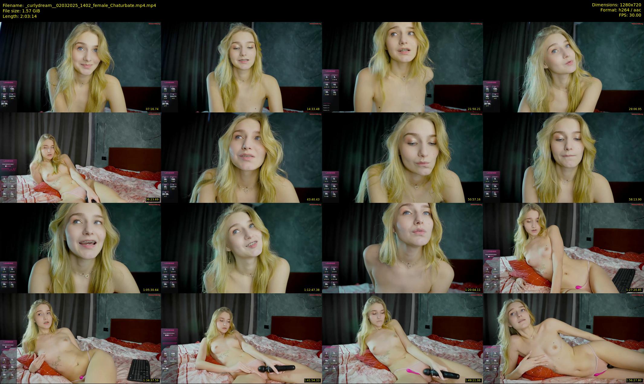 _curlydream_ — 124 minute Chaturbate female cam show recording, 720p, Mar 2, 2025