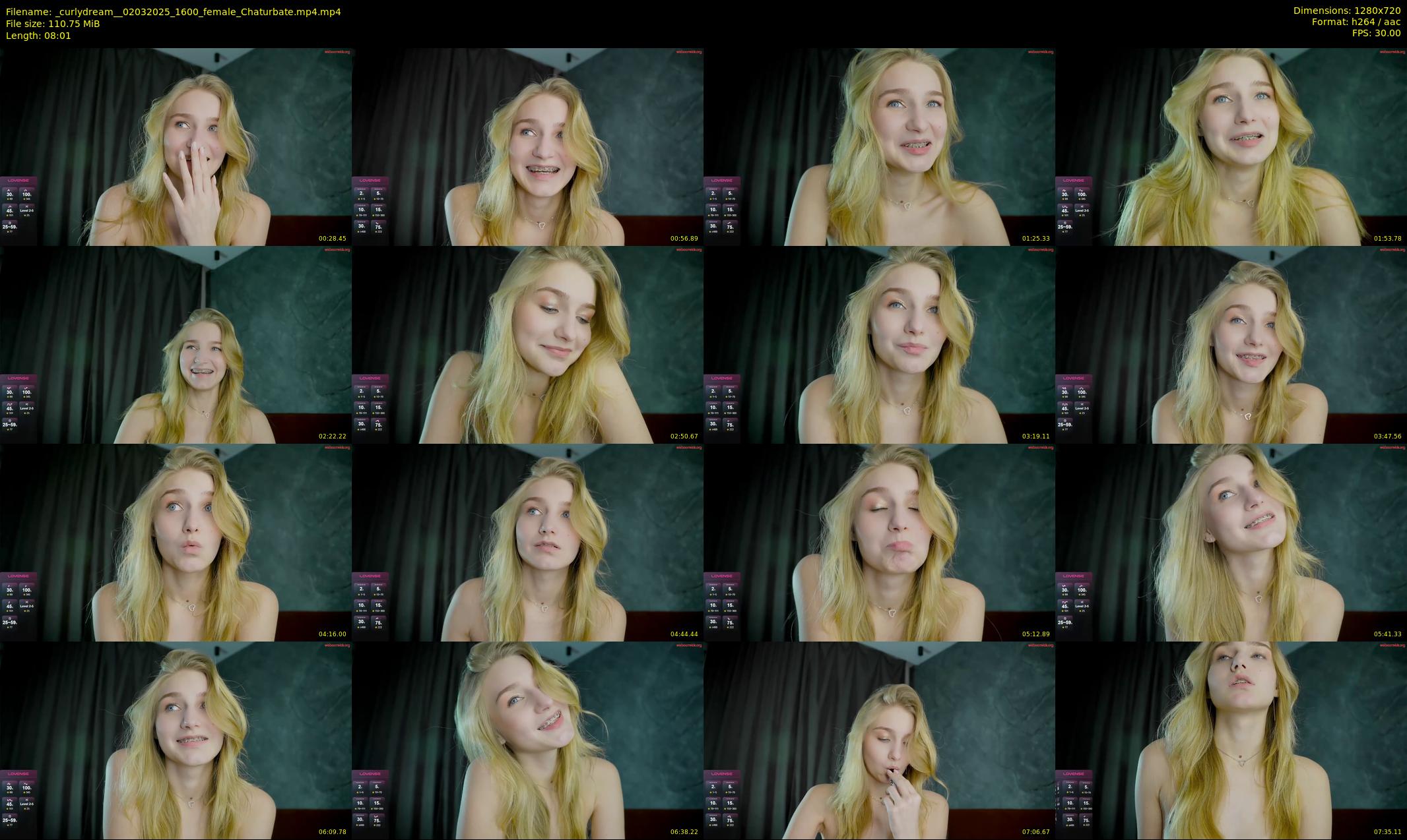 _curlydream_ — 9 minute Chaturbate female cam show recording, 720p, Mar 2, 2025