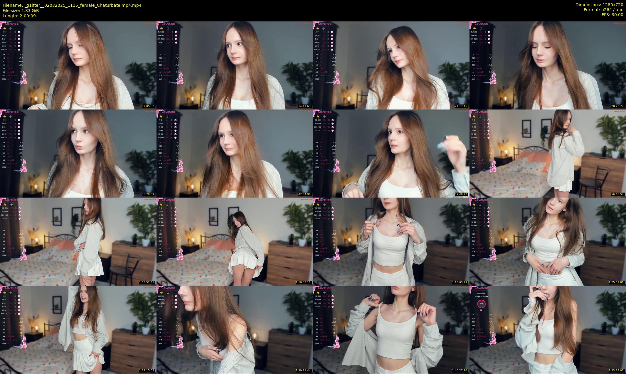 _g1ltter_ — 121 minute Chaturbate female cam show recording, 720p, Mar 2, 2025