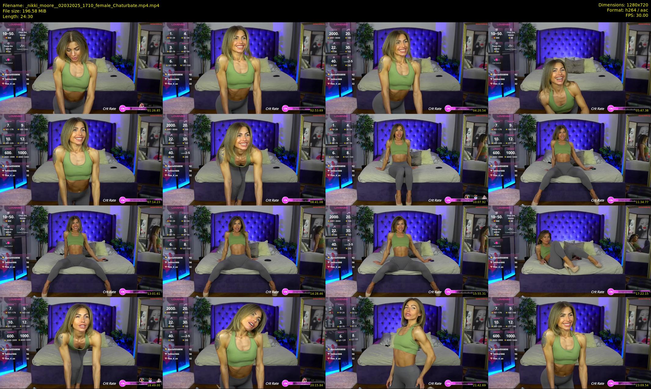 _nikki_moore_ — 25 minute Chaturbate female cam show recording, 720p, Mar 2, 2025