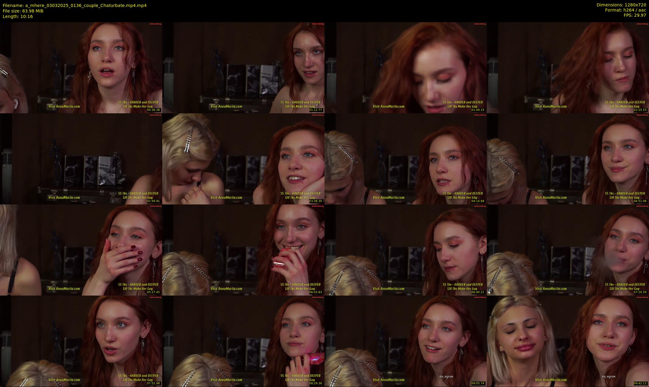 a_mhere — 11 minute Chaturbate couple cam show recording, 720p, Mar 3, 2025
