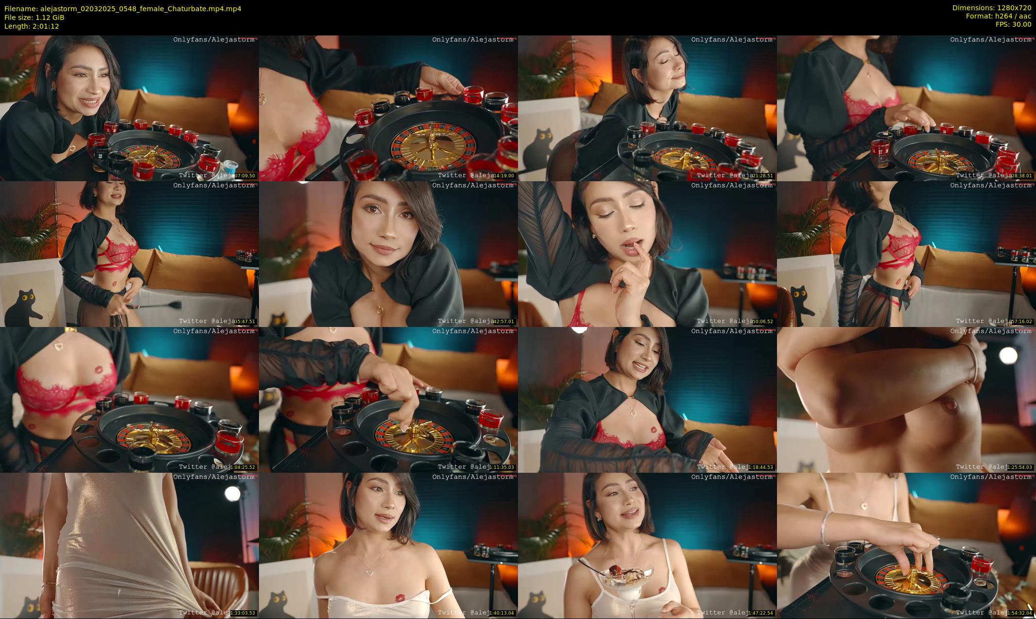 alejastorm — 122 minute Chaturbate female cam show recording, 720p, Mar 2, 2025