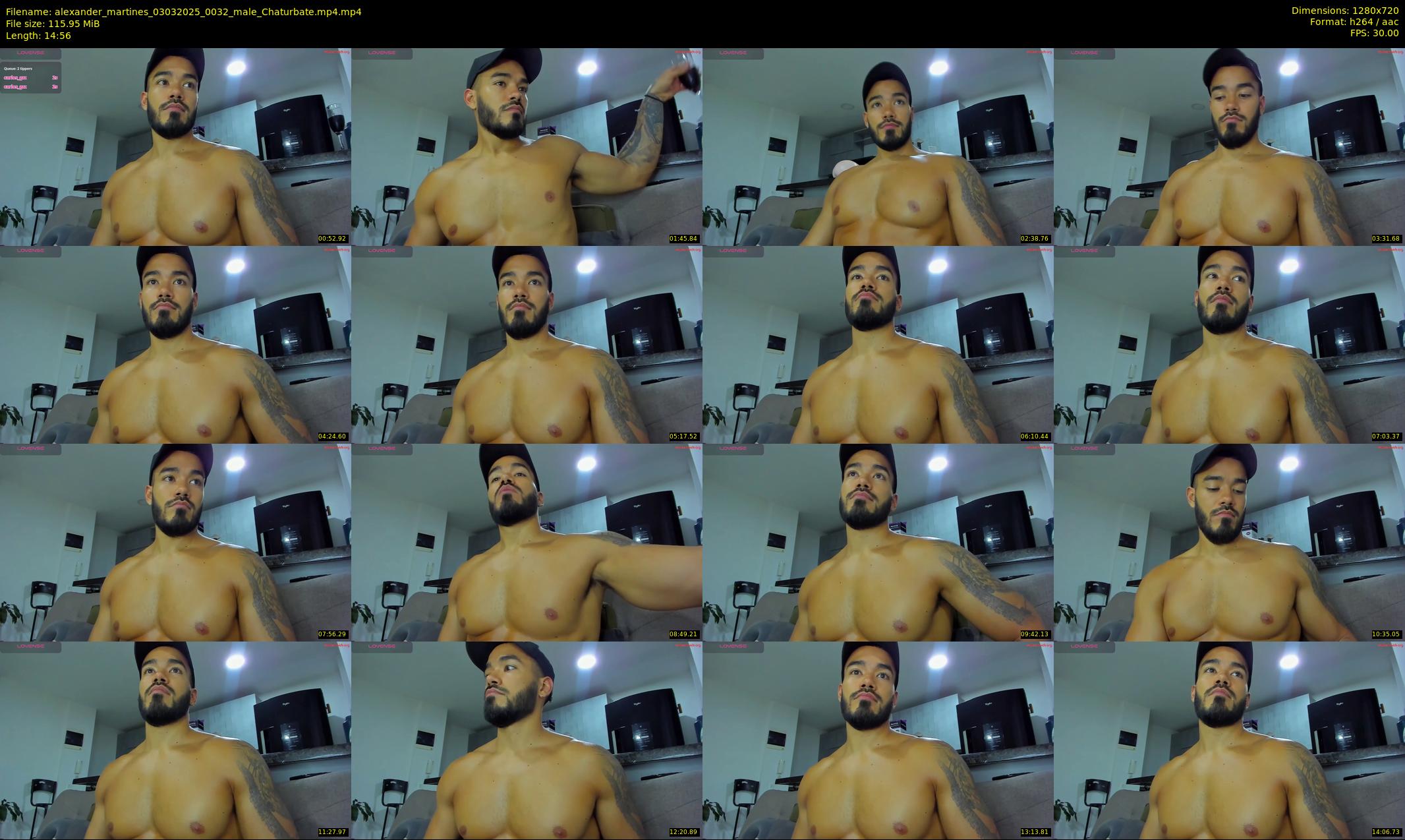alexander_martines — 15 minute Chaturbate male cam show recording, 720p, Mar 3, 2025