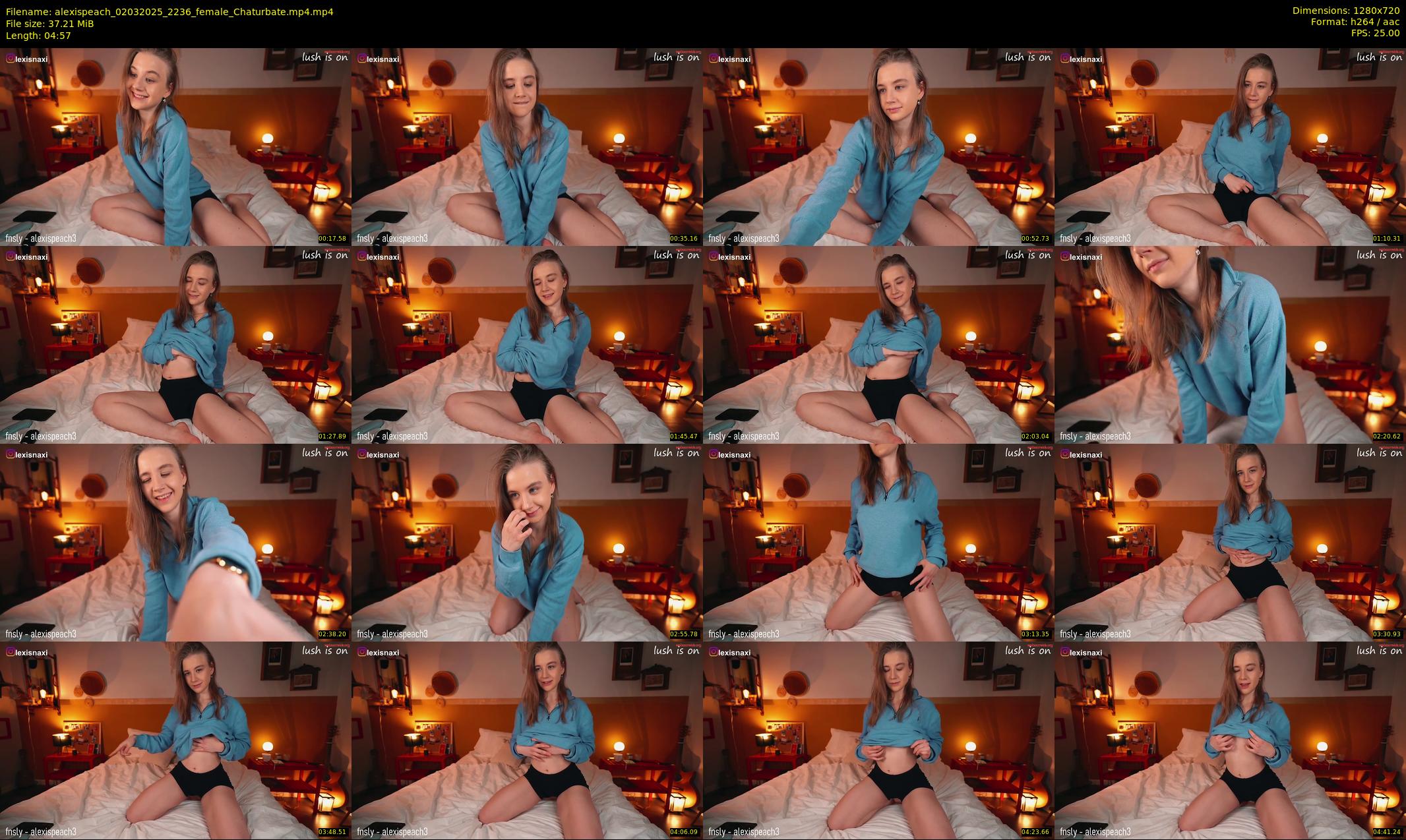 alexispeach — 5 minute Chaturbate female cam show recording, 720p, Mar 2, 2025