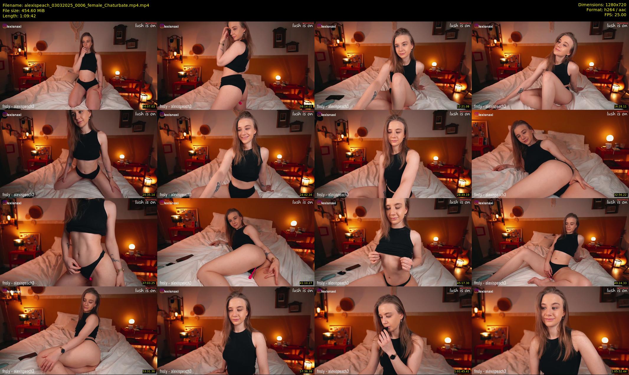 alexispeach — 70 minute Chaturbate female cam show recording, 720p, Mar 3, 2025
