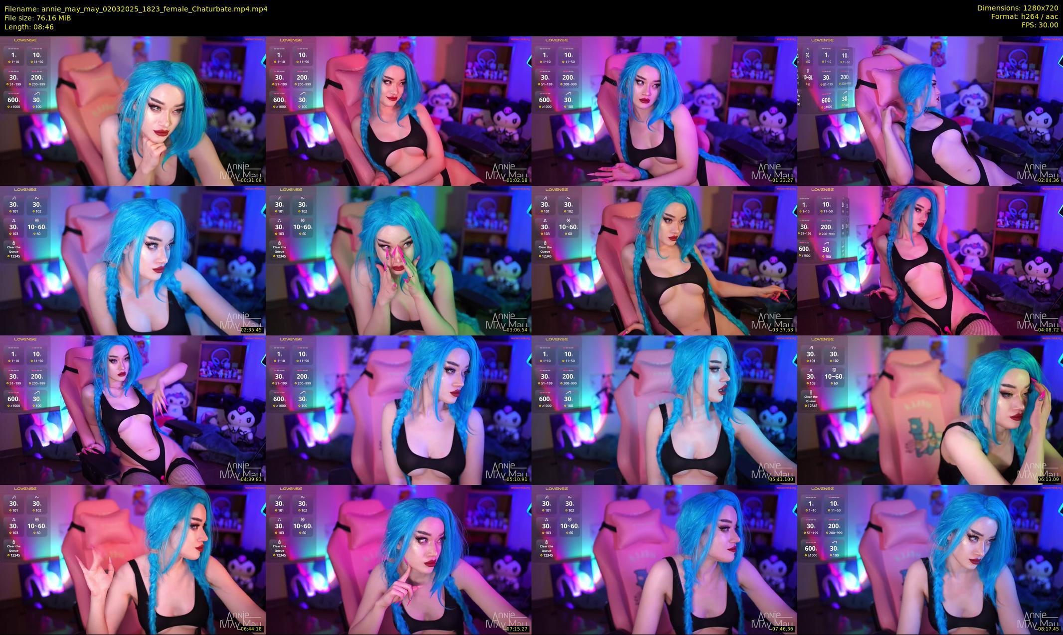 annie_may_may — 9 minute Chaturbate female cam show recording, 720p, Mar 2, 2025