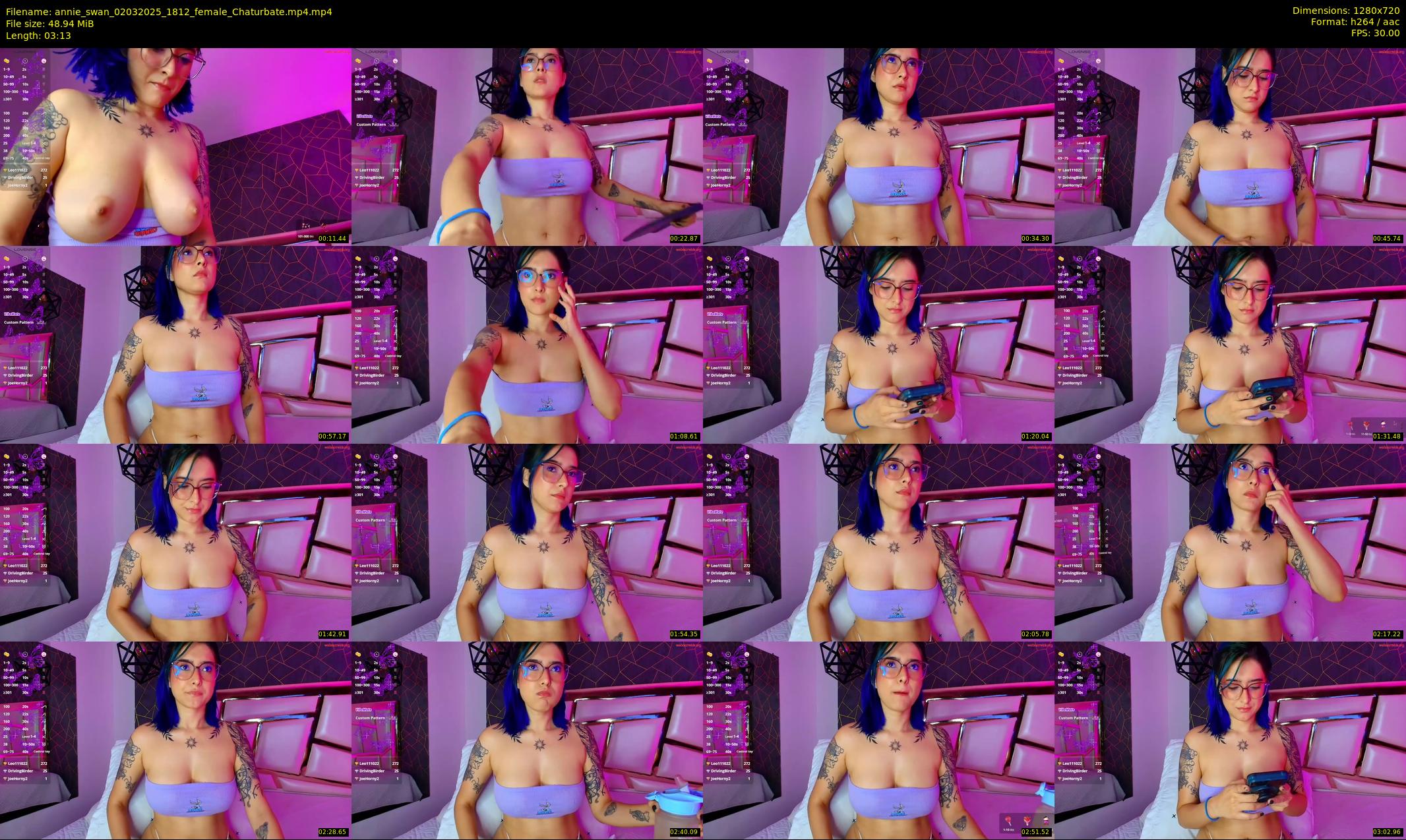 annie_swan — 4 minute Chaturbate female cam show recording, 720p, Mar 2, 2025