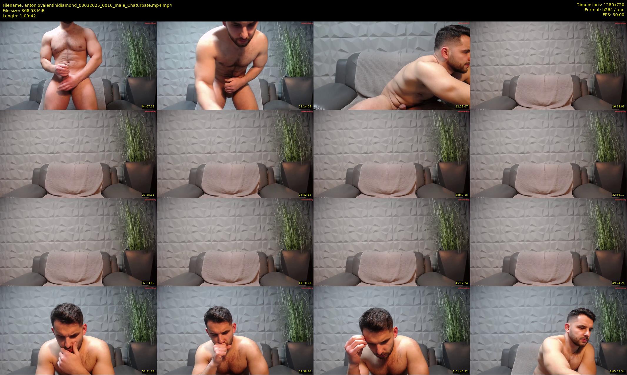 antoniovalentinidiamond — 70 minute Chaturbate male cam show recording, 720p, Mar 3, 2025