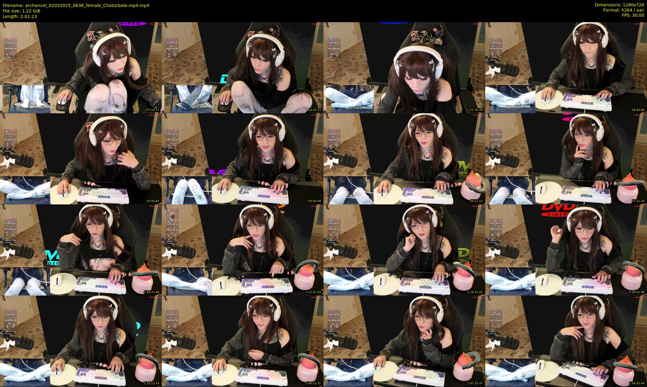 archancel — 122 minute Chaturbate female cam show recording, 720p, Mar 2, 2025
