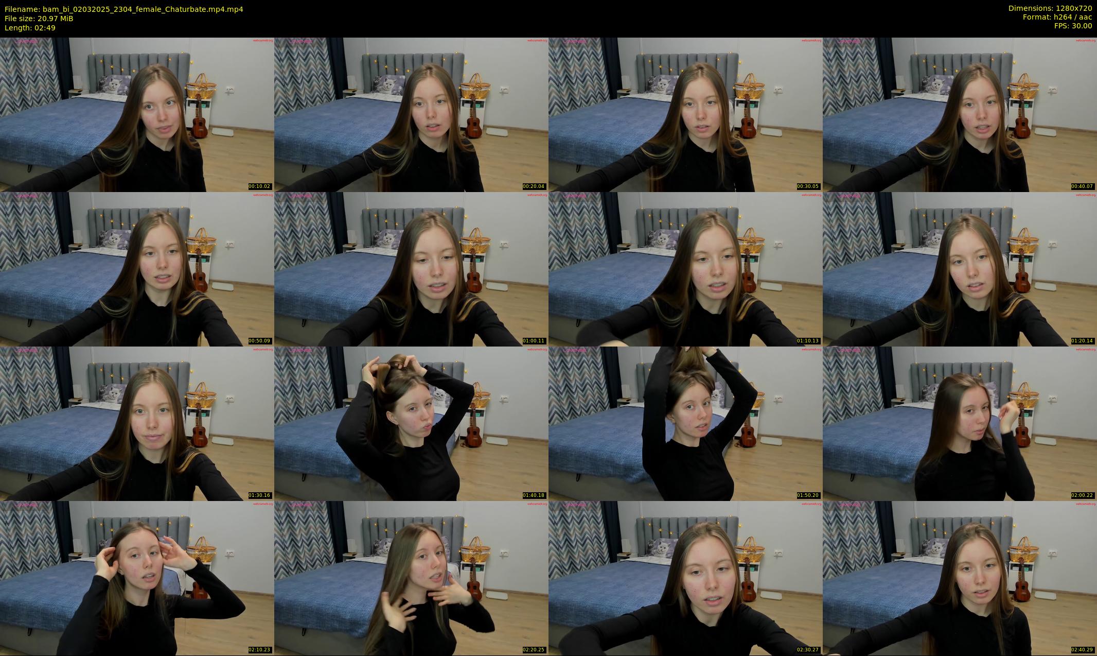 bam_bi — 3 minute Chaturbate female cam show recording, 720p, Mar 2, 2025