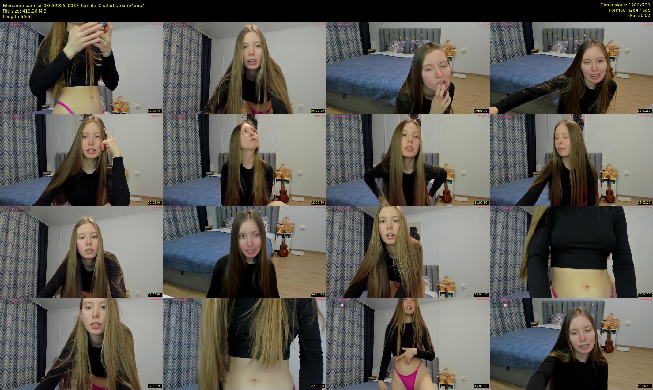 bam_bi — 51 minute Chaturbate female cam show recording, 720p, Mar 3, 2025