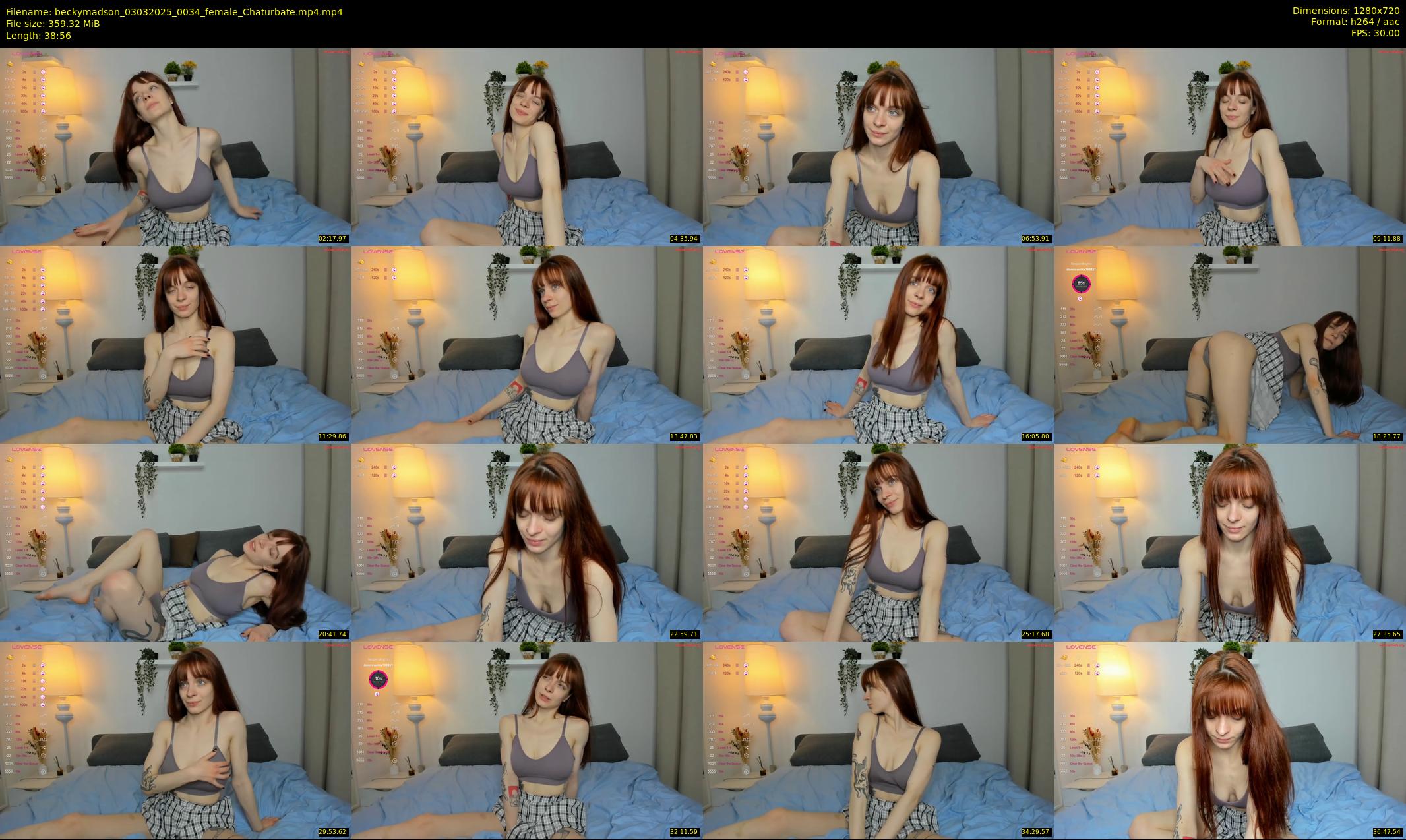 beckymadson — 39 minute Chaturbate female cam show recording, 720p, Mar 3, 2025