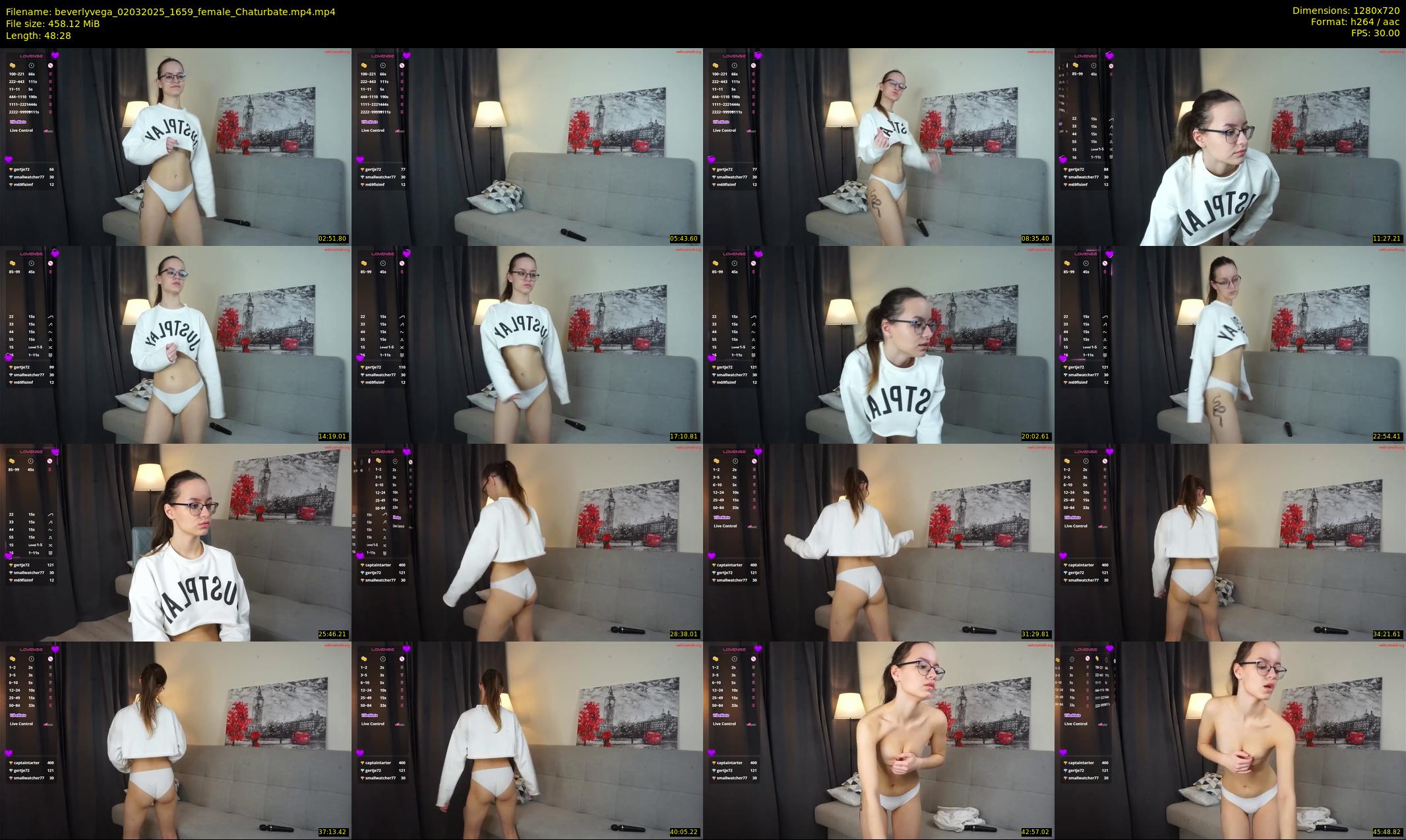 beverlyvega — 49 minute Chaturbate couple cam show recording, 720p, Mar 2, 2025