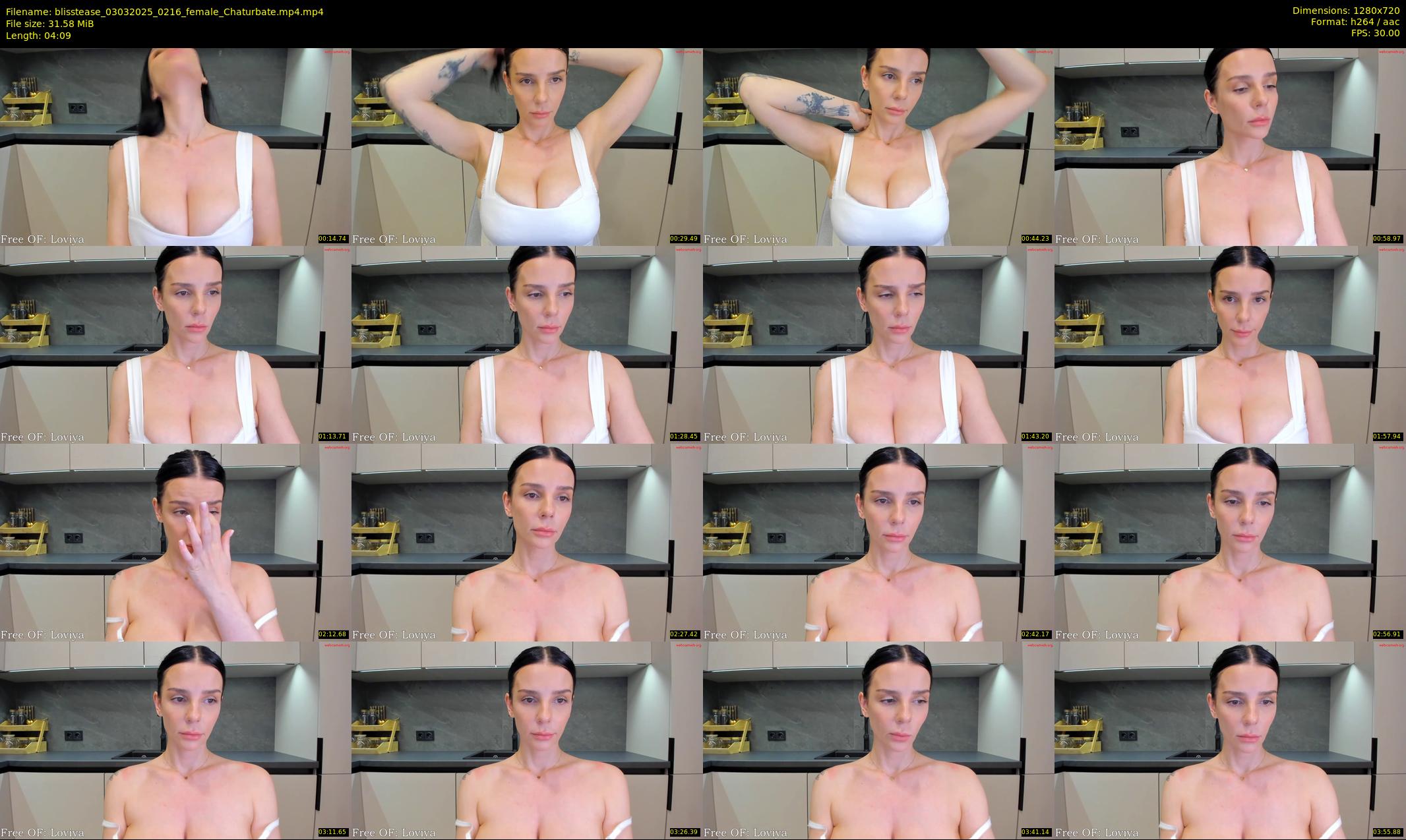 blisstease — 5 minute Chaturbate female cam show recording, 720p, Mar 3, 2025