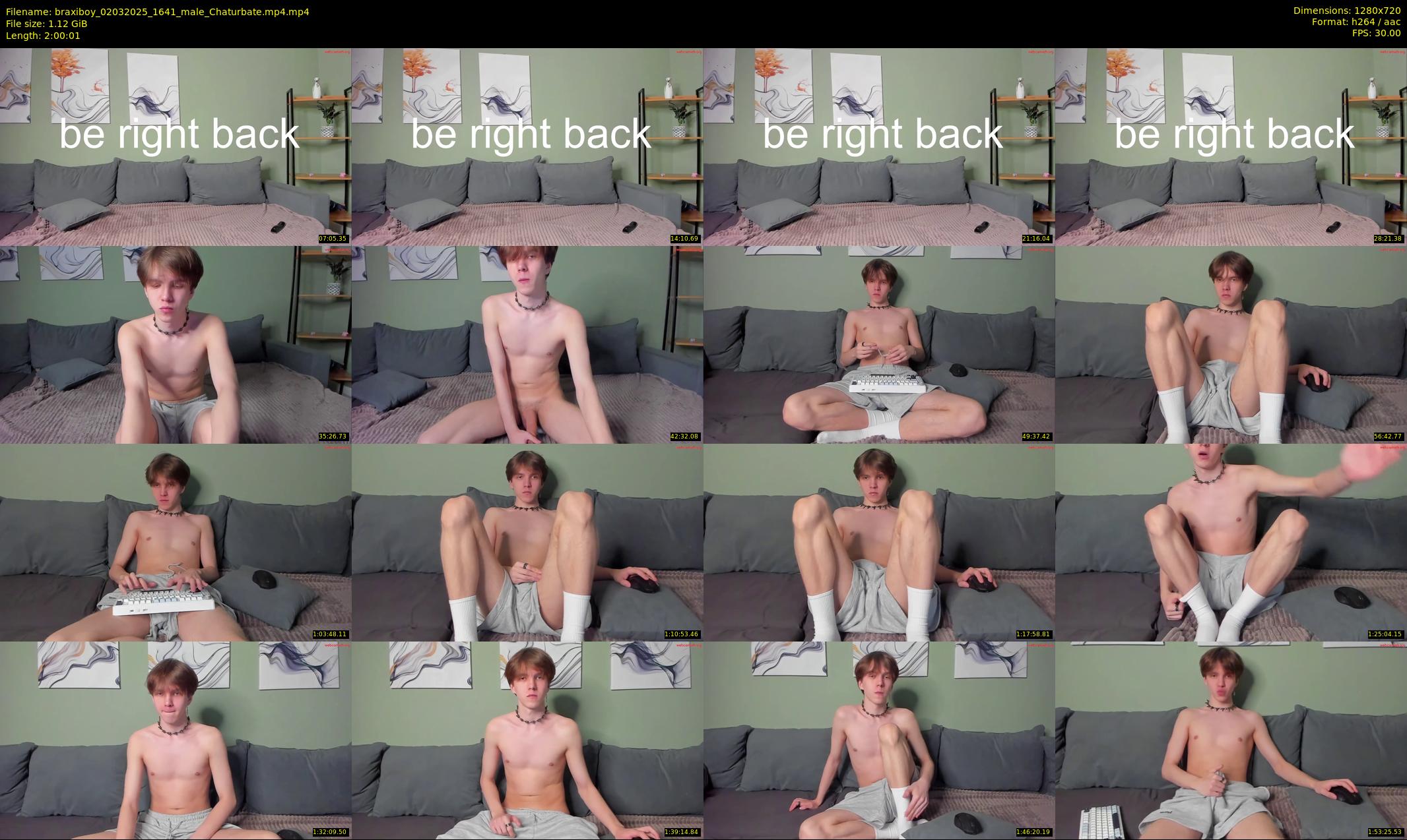 braxiboy — 121 minute Chaturbate male cam show recording, 720p, Mar 2, 2025