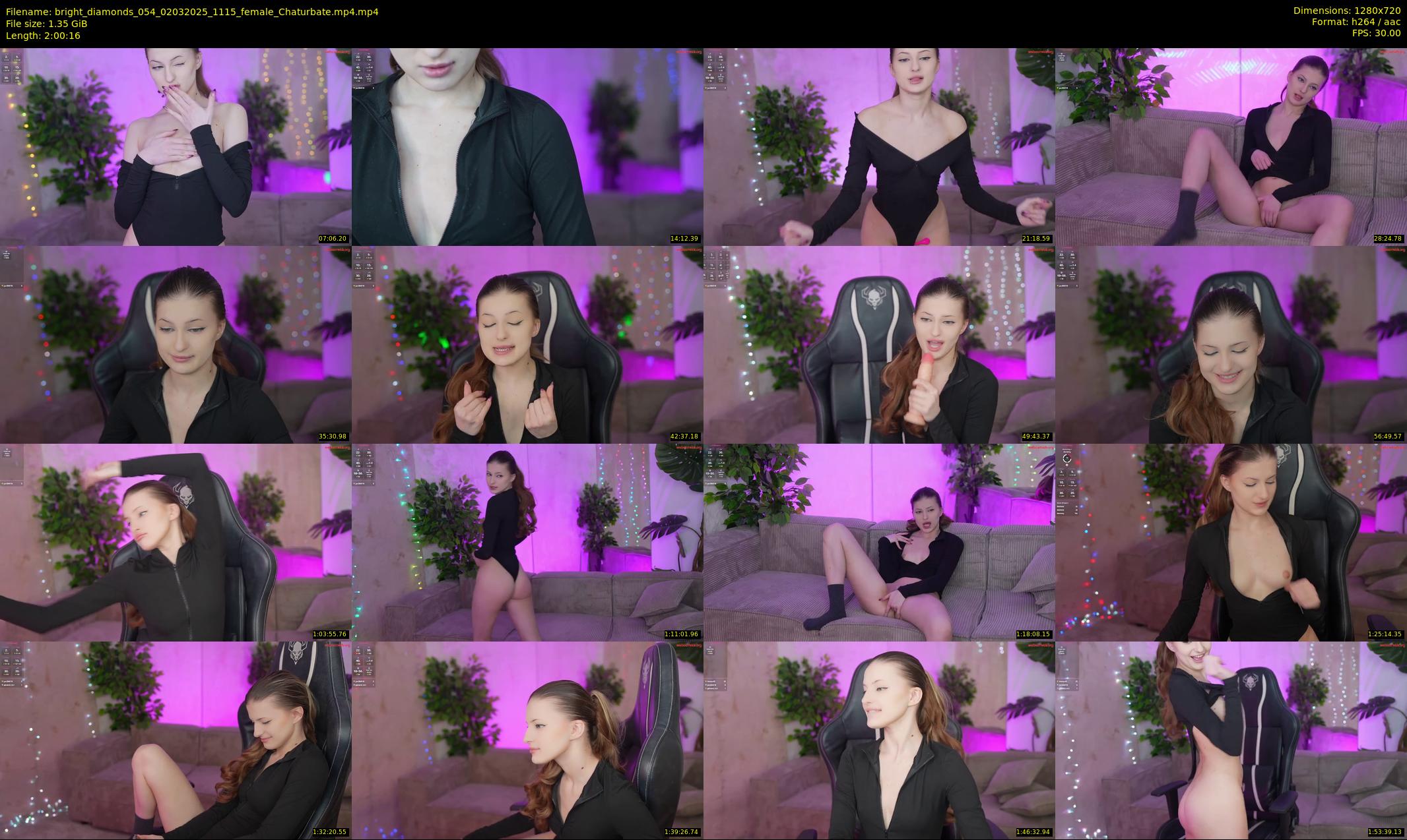 bright_diamonds_054 — 121 minute Chaturbate couple cam show recording, 720p, Mar 2, 2025