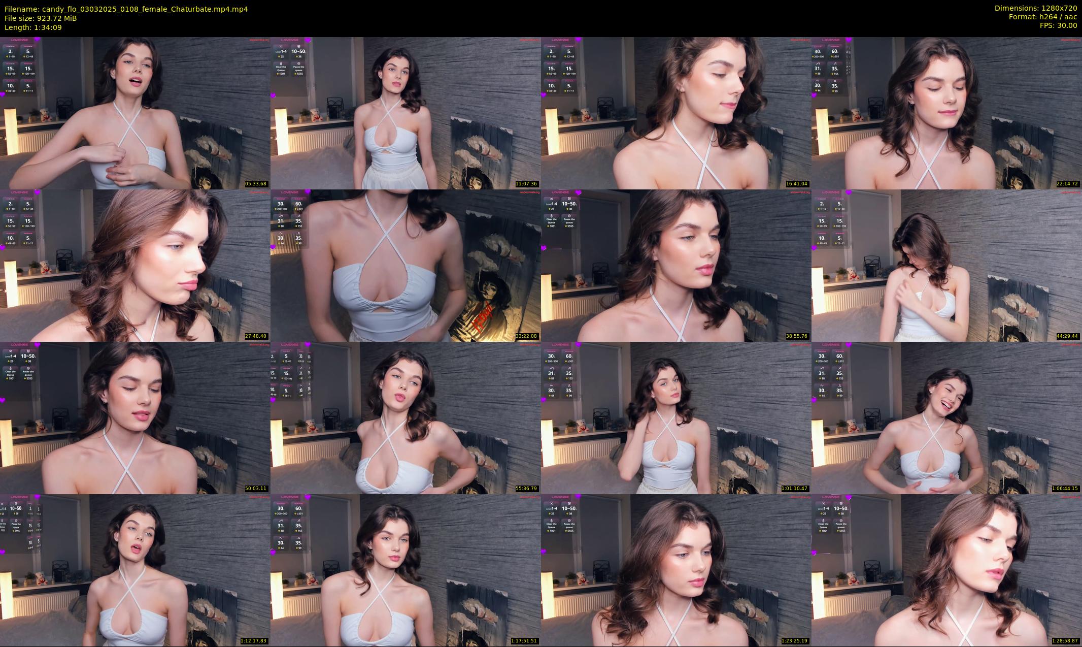 candy_flo — 95 minute Chaturbate female cam show recording, 720p, Mar 3, 2025