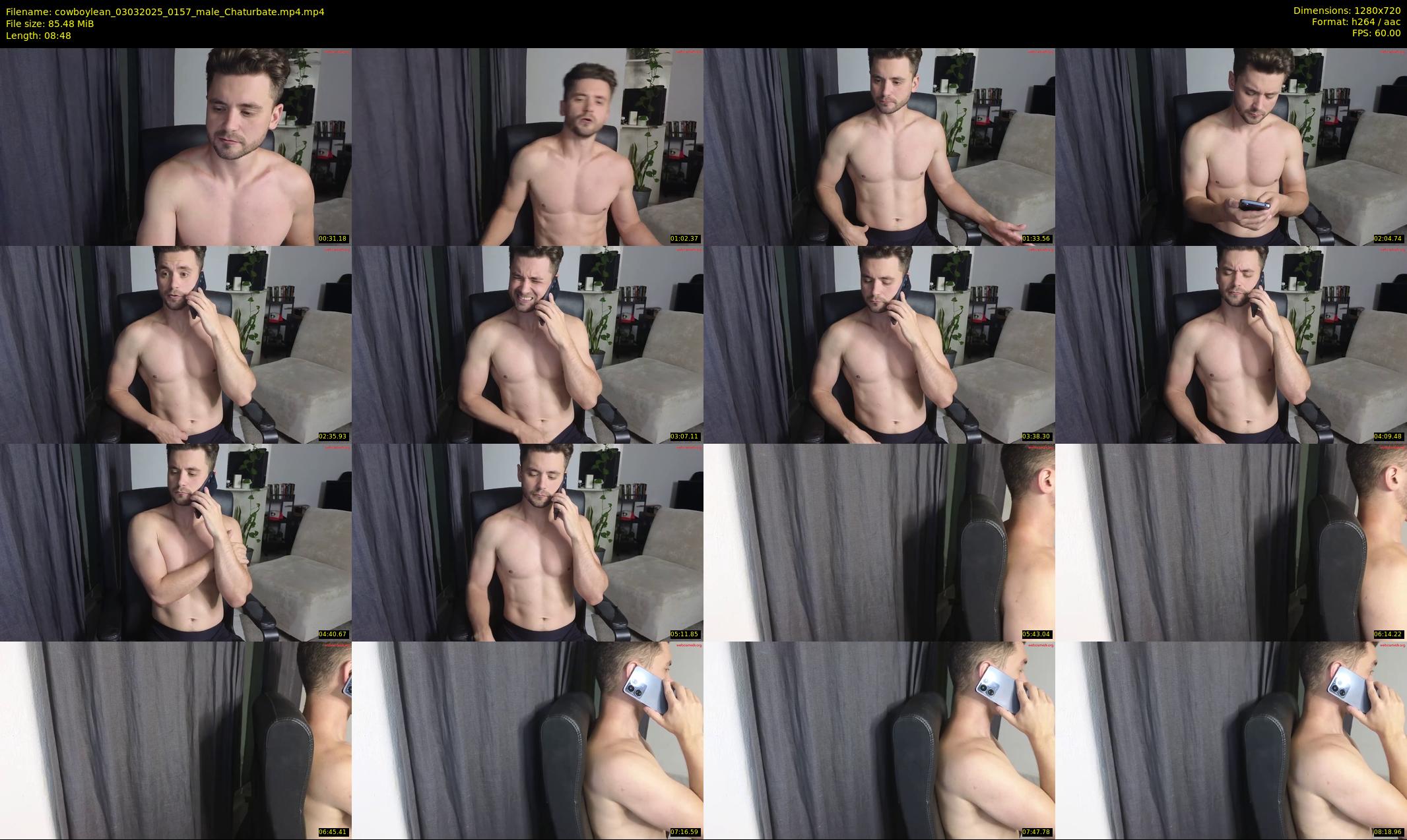 cowboylean — 9 minute Chaturbate male cam show recording, 720p, Mar 3, 2025