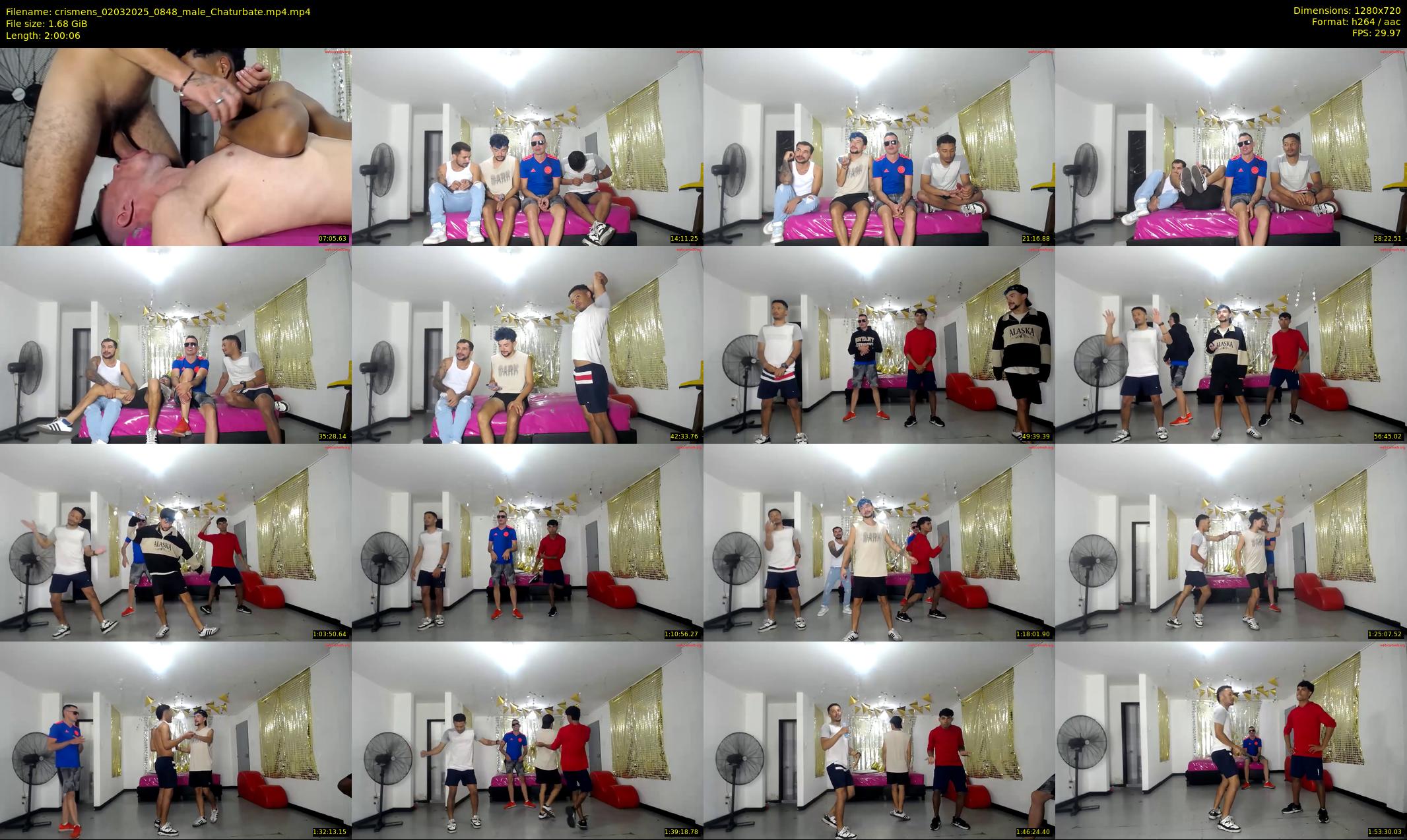 crismens — 121 minute Chaturbate male cam show recording, 720p, Mar 2, 2025